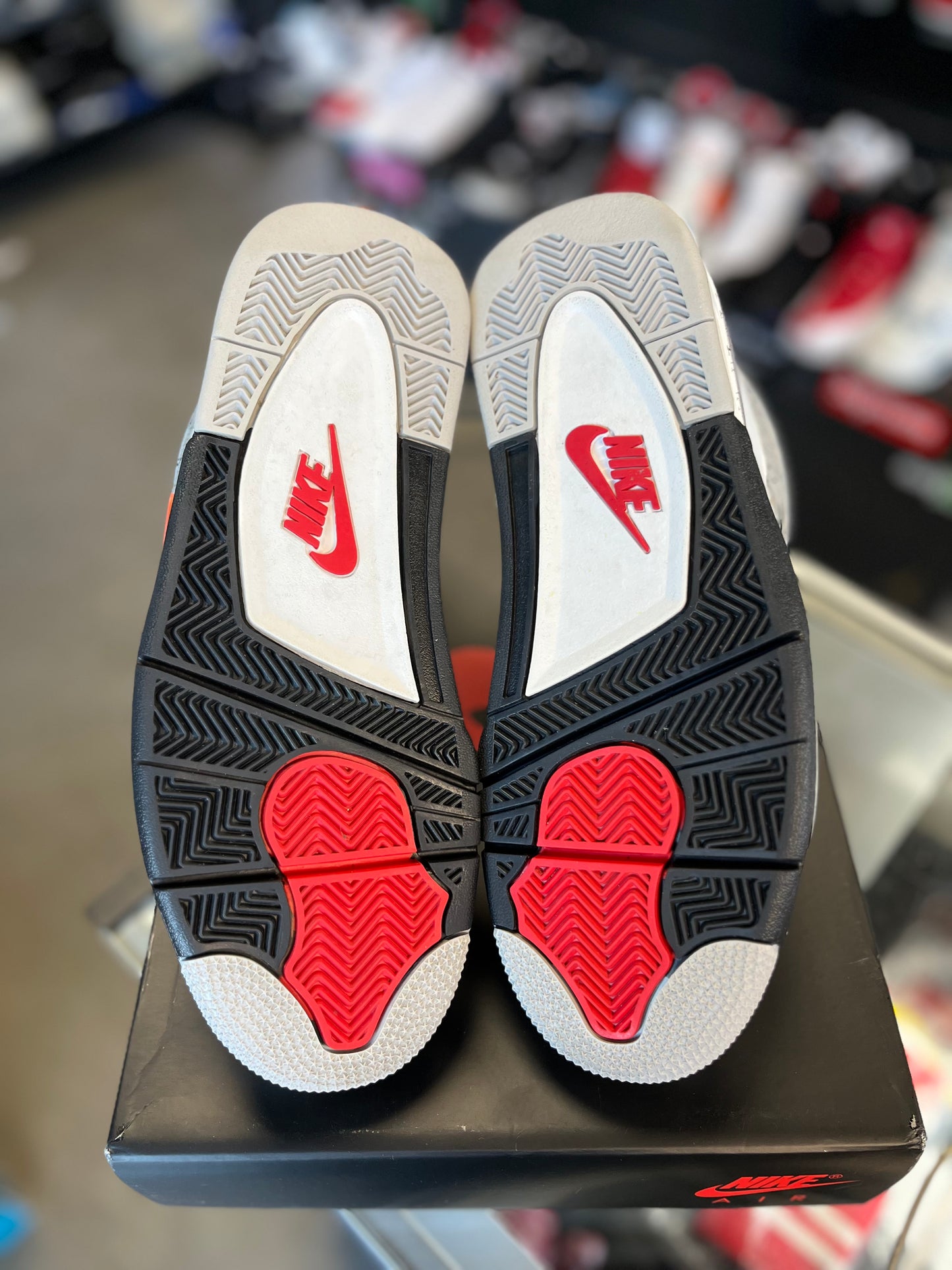 Jordan 4 “White Cement” Size 9.5