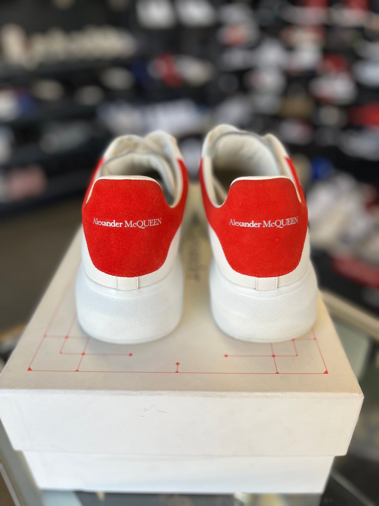 Alexander McQueen “White/Red” Size 42EU