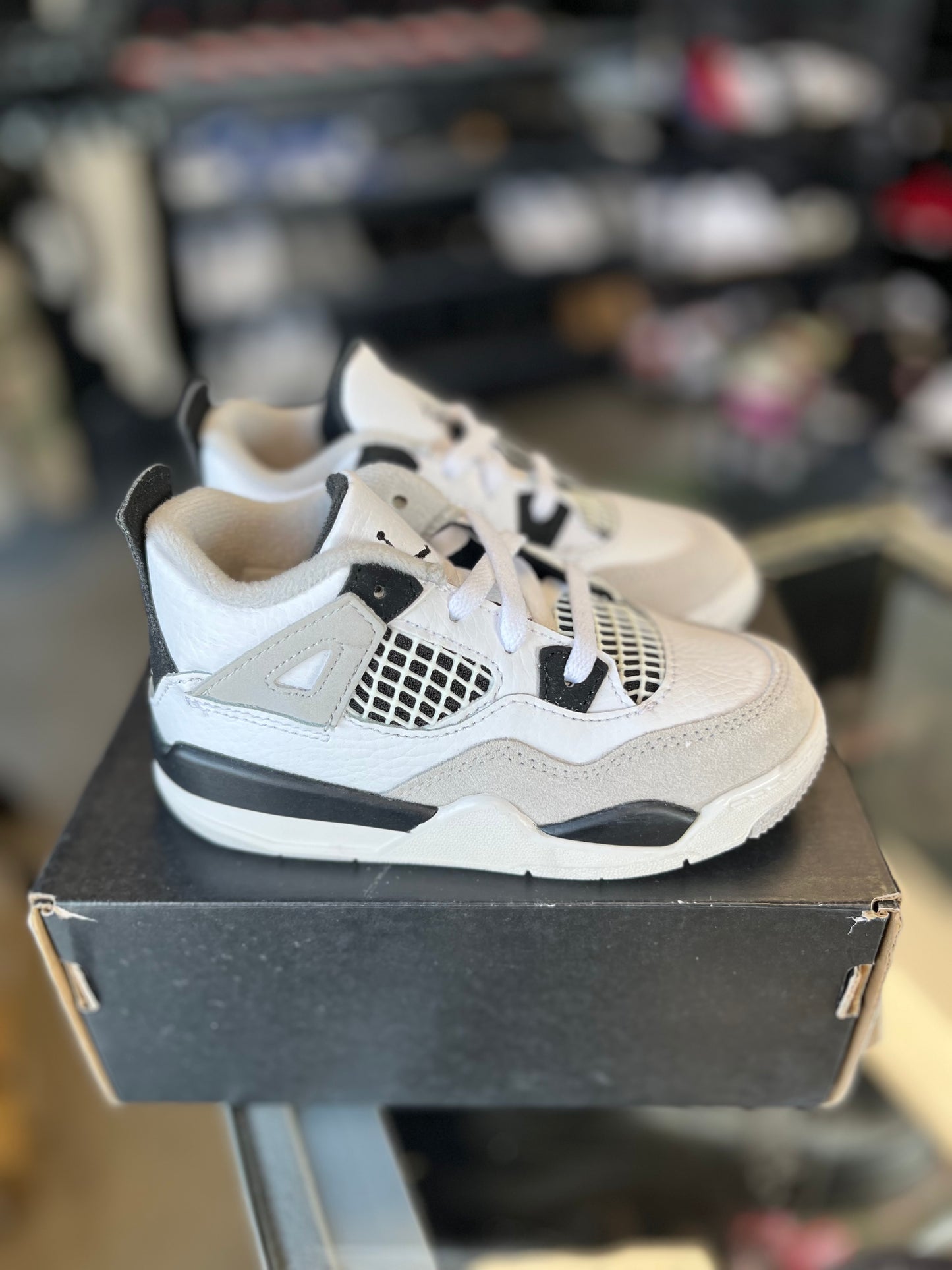 Jordan 4 “Military Black” (TD) Size 9c
