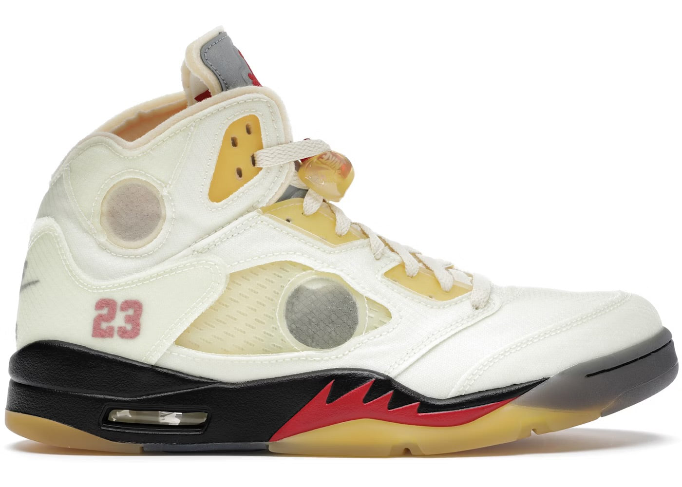Jordan 5 x Off White “Sail” Size 10