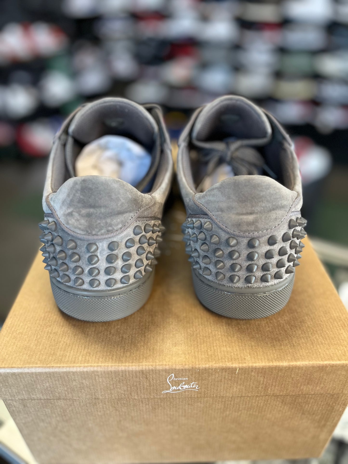 Christian Louboutin Low Spikes “Grey” Size 42EU