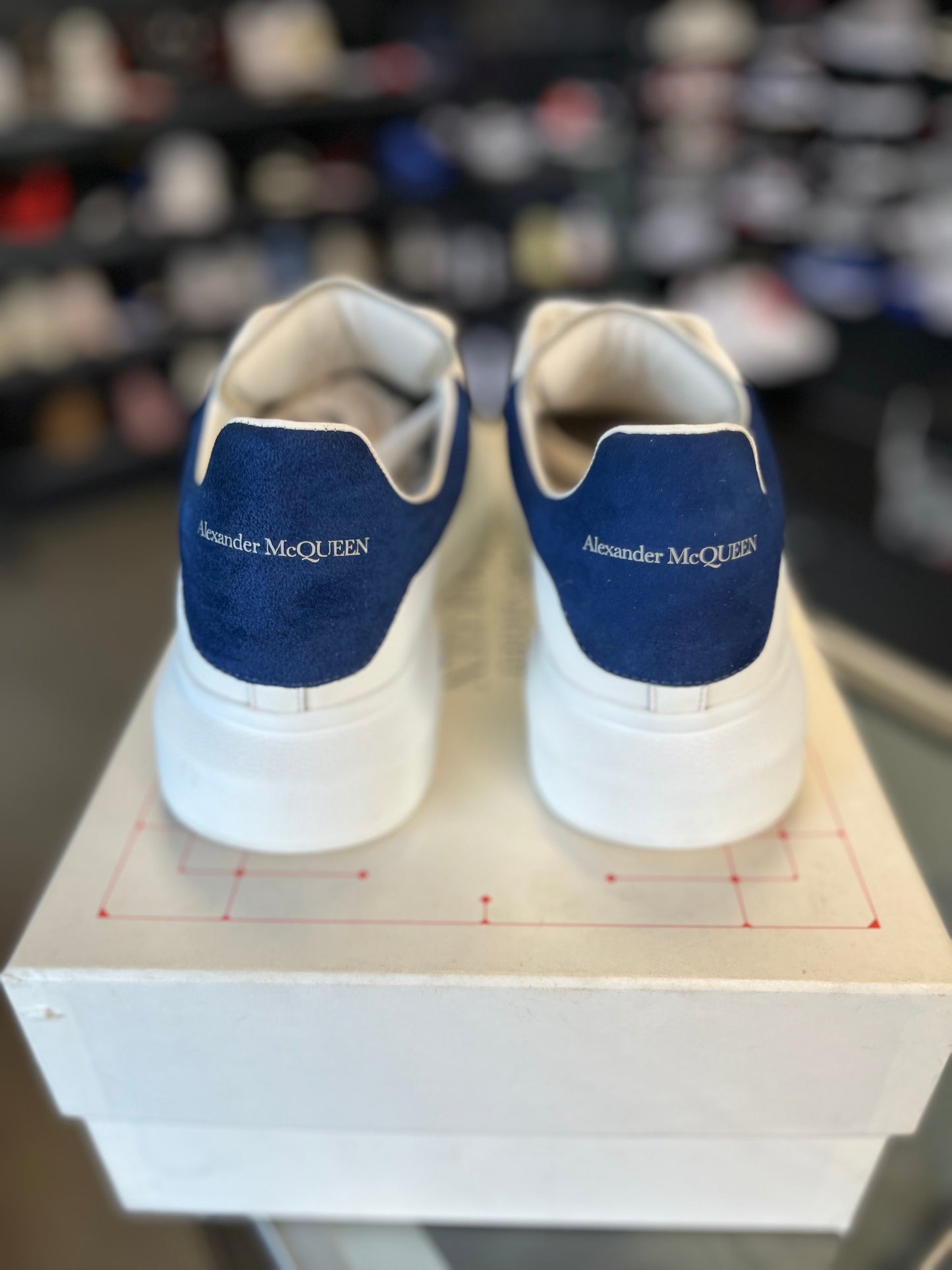 Alexander McQueen “White/Blue” Size 41EU