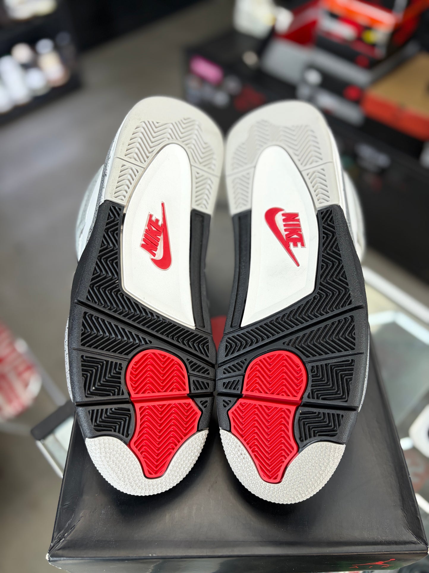 Jordan 4 “White Cement” Size 10