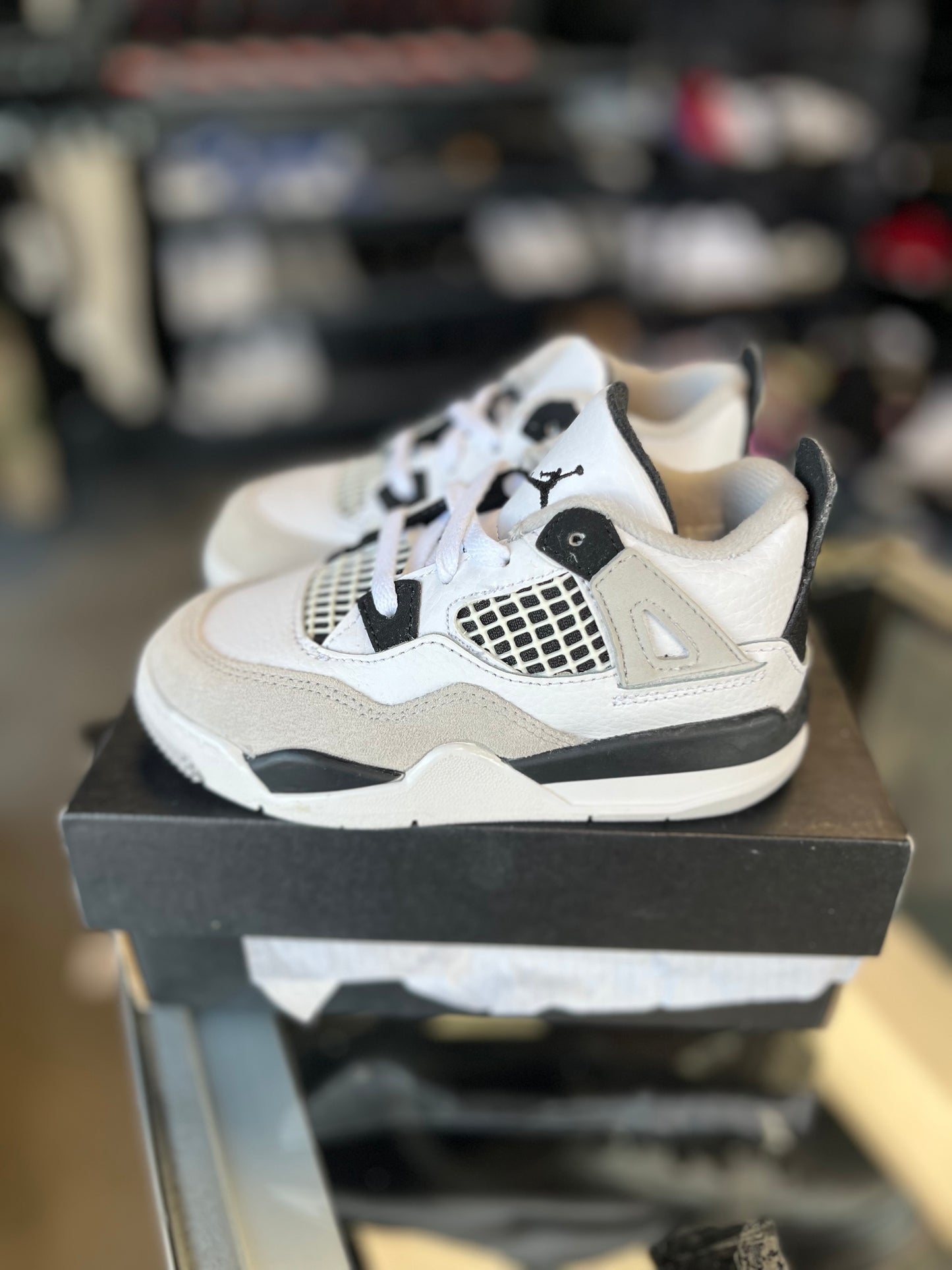 Jordan 4 “Military Black” (TD) Size 9c