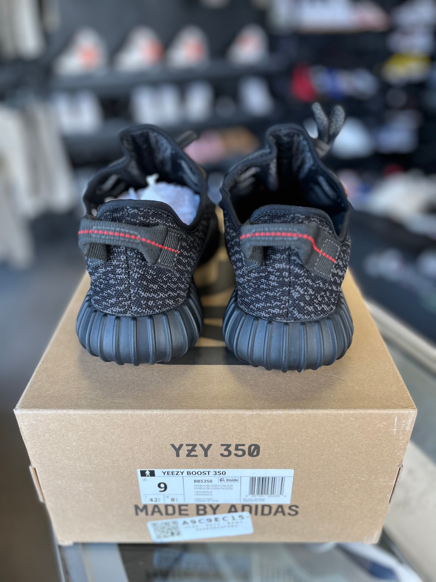 Yeezy 350 “Pirate Black” Size 9