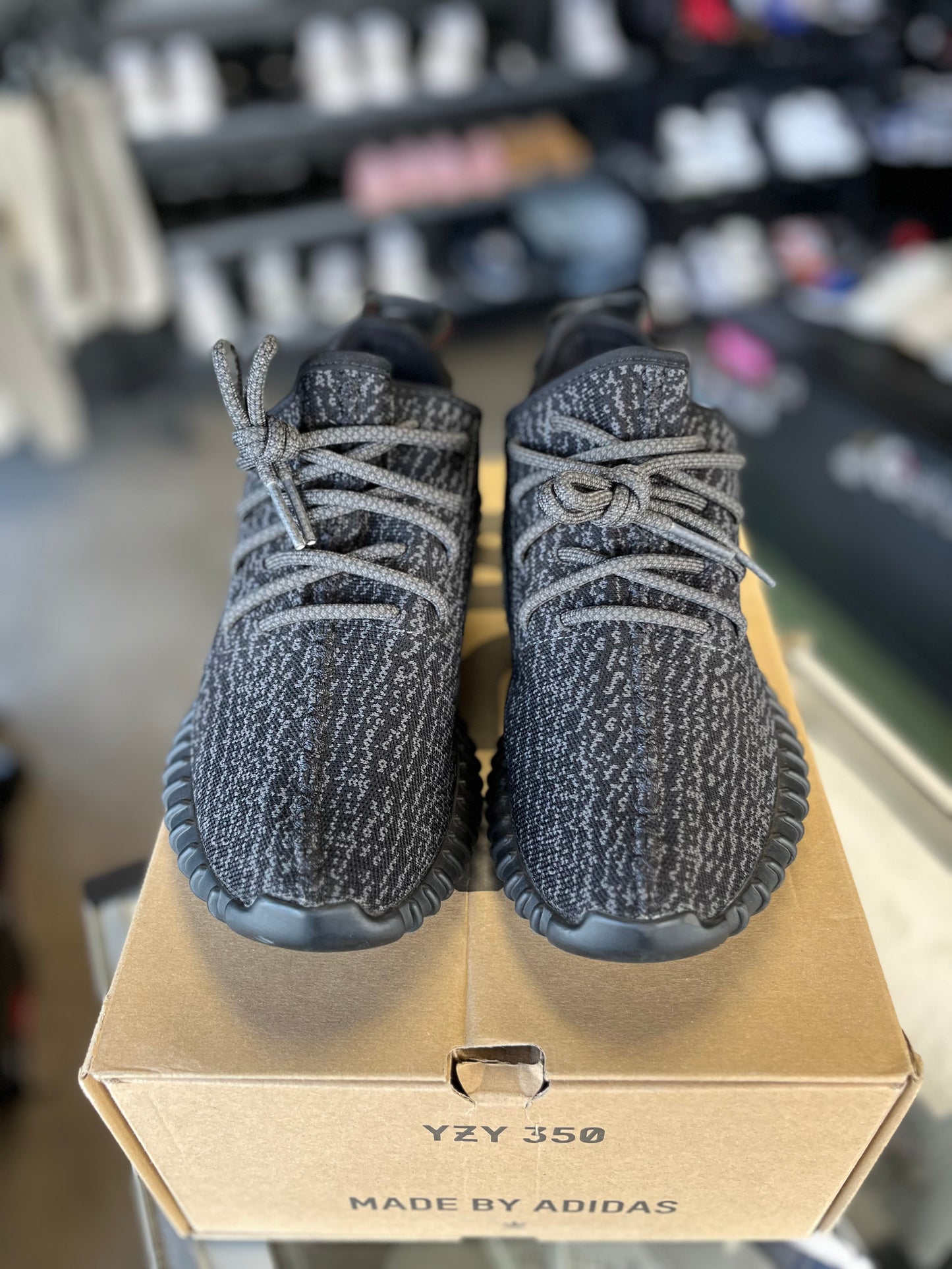 Yeezy 350 “Pirate Black” Size 9