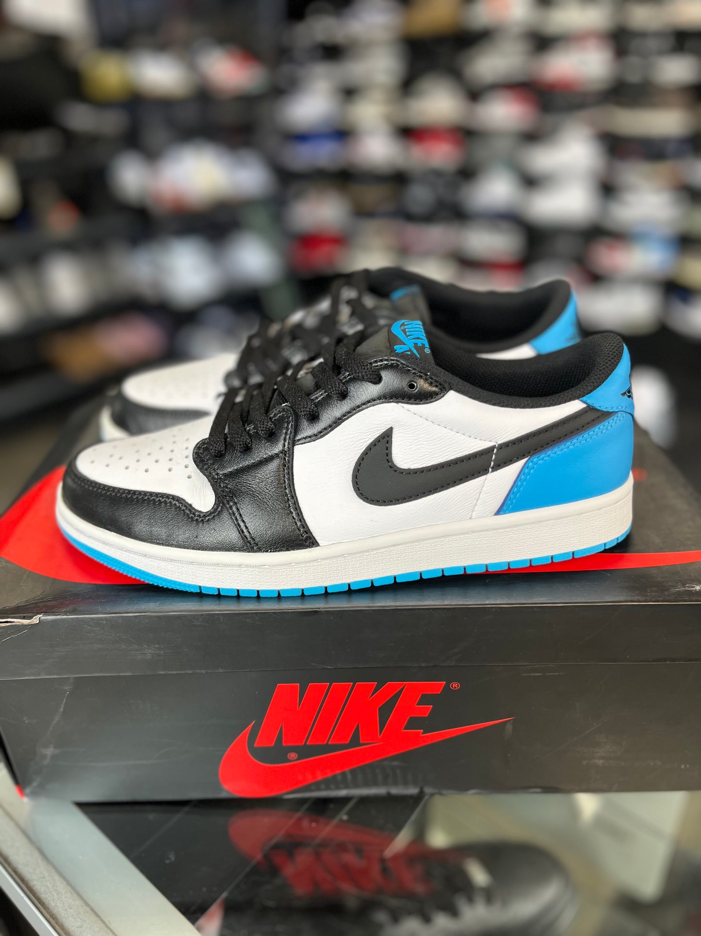 Jordan 1 Low “Powder Blue Black” Size 8.5