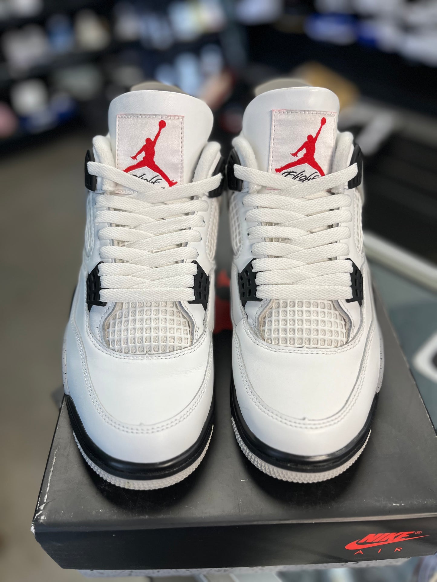 Jordan 4 “White Cement” Size 9