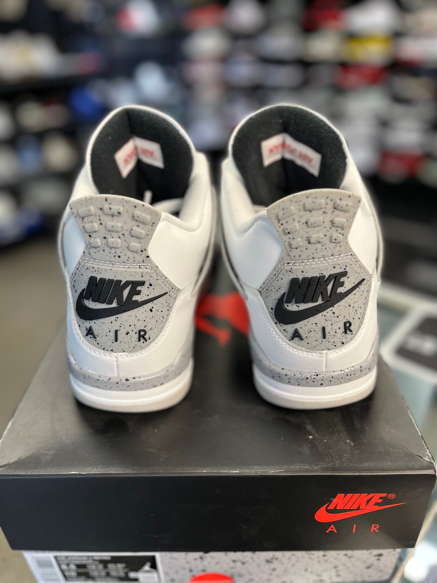 Jordan 4 “White Cement” Size 9