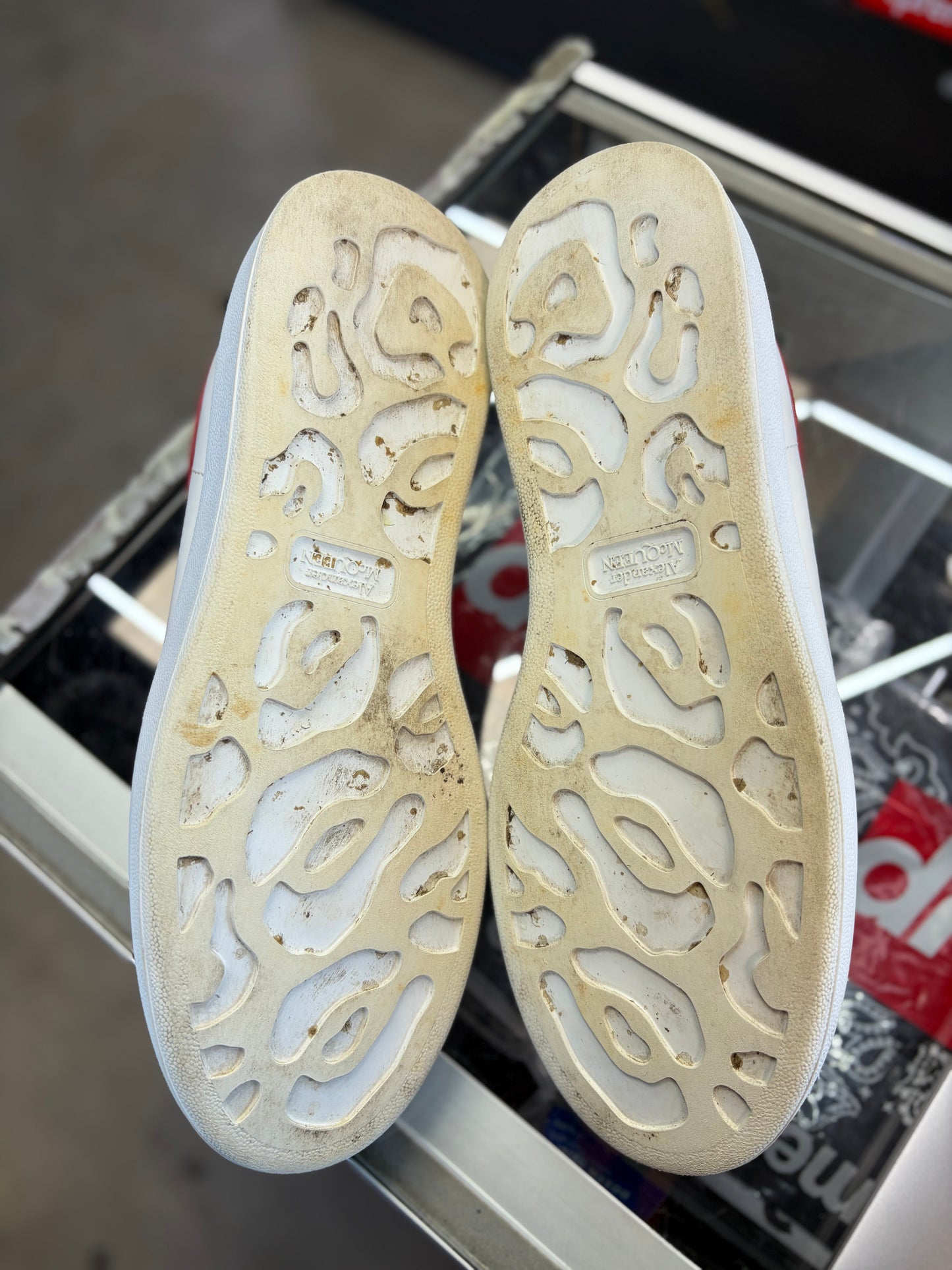 Alexander McQueen “White/Red” Size 41EU
