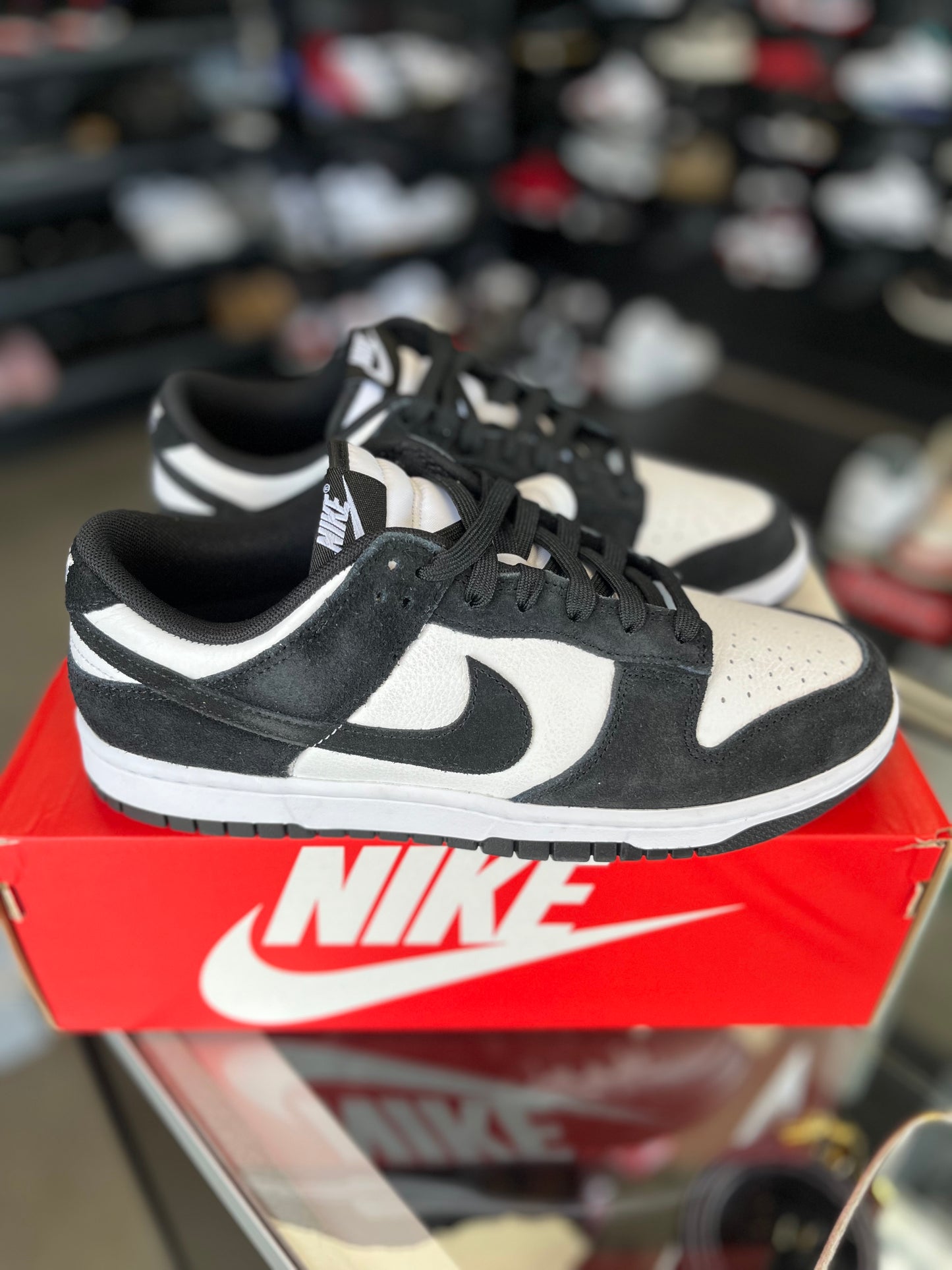 Nike Dunk “Black/White” Suede Size 8.5