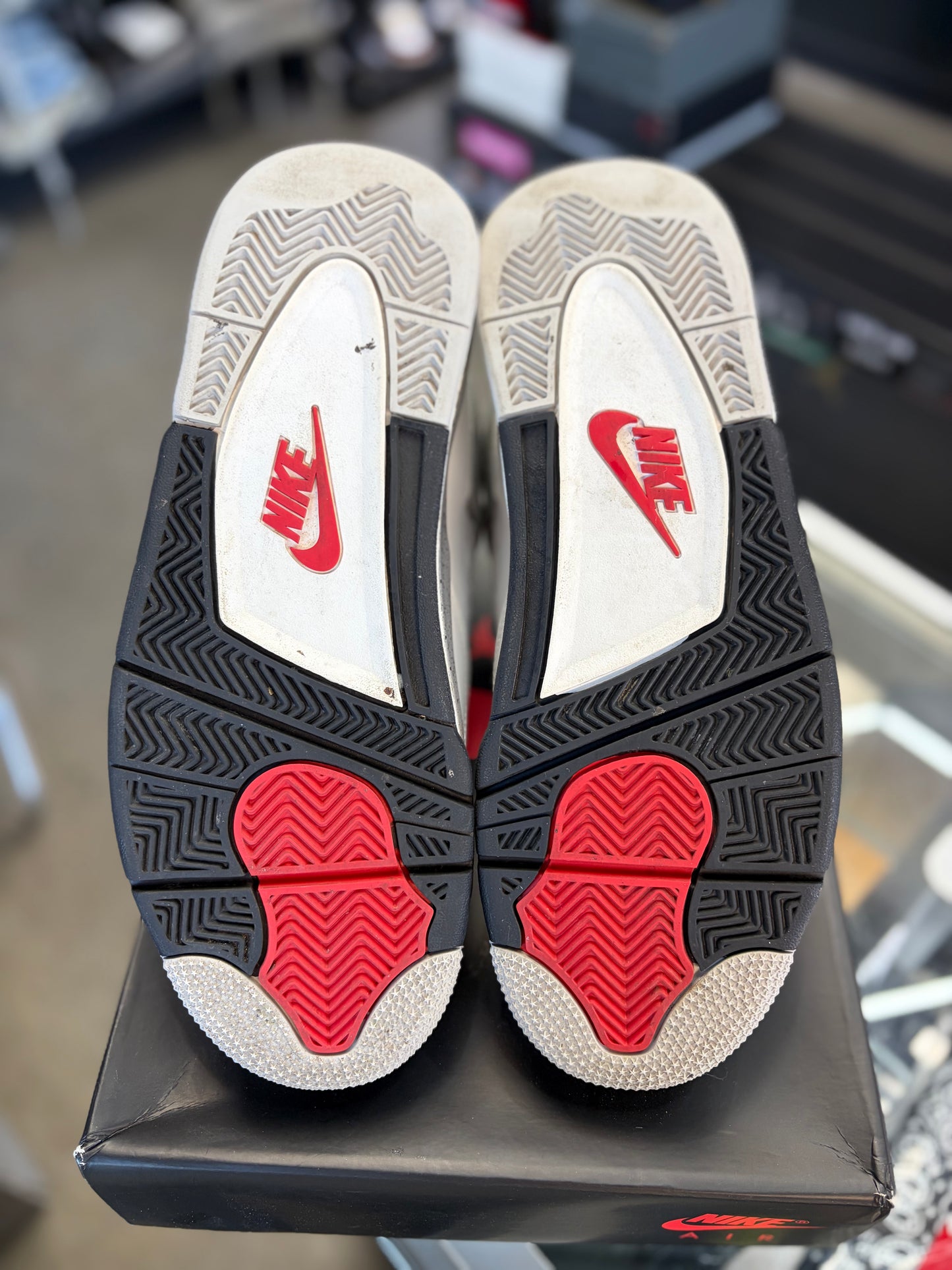 Jordan 4 “White Cement” Size 9