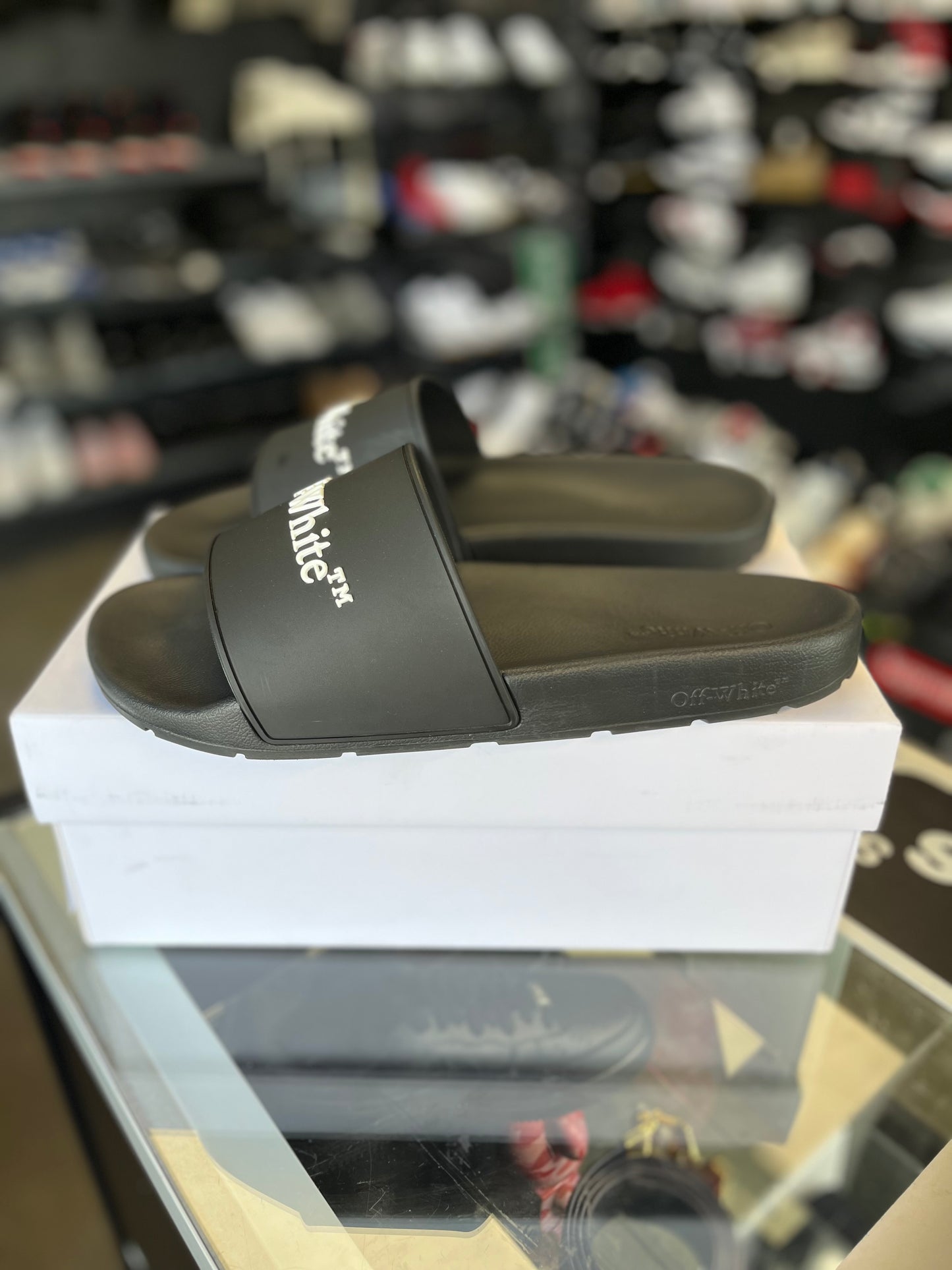 Off White Slides “Black” Size 44EU
