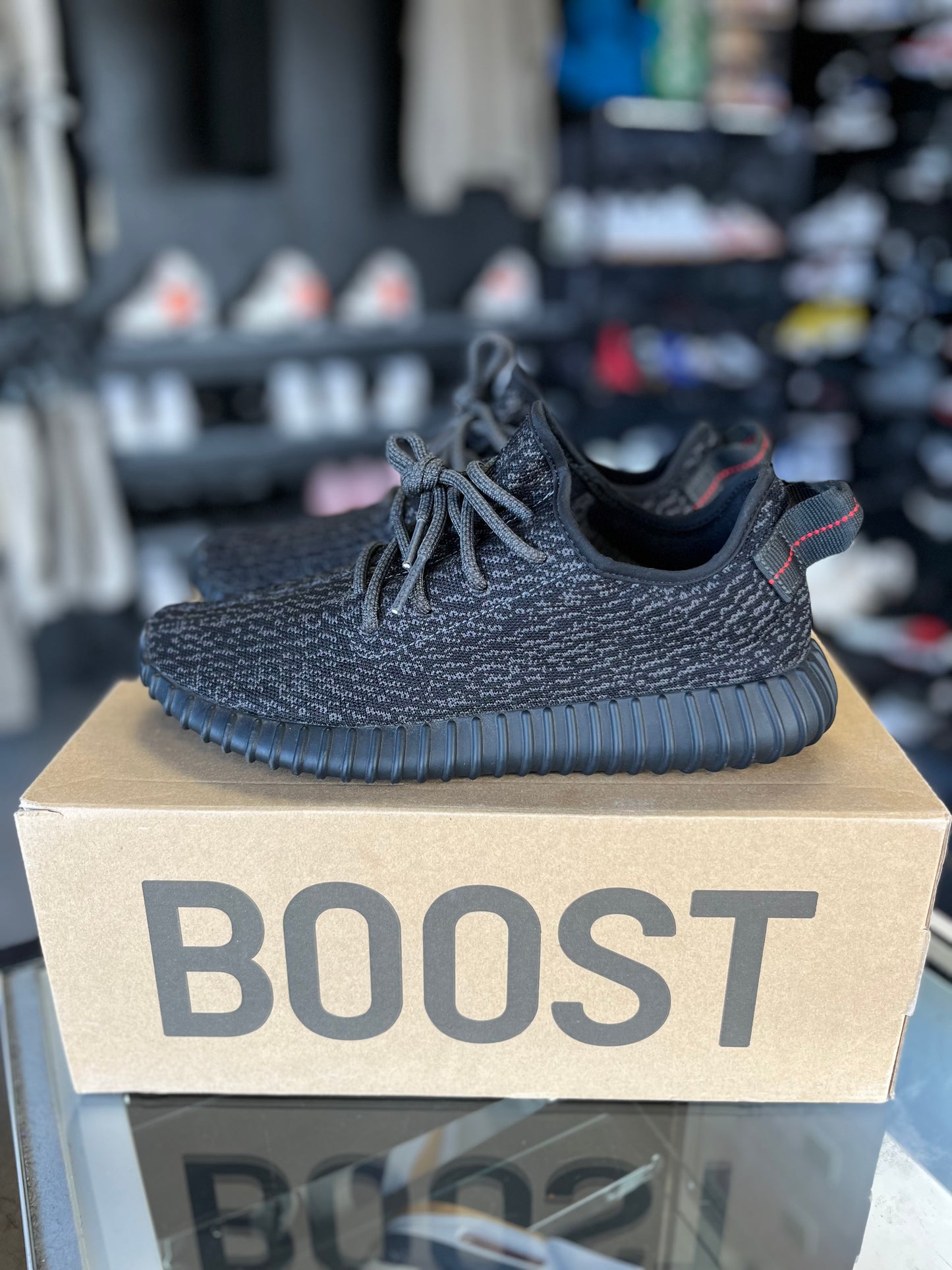 Yeezy 350 “Pirate Black” Size 9