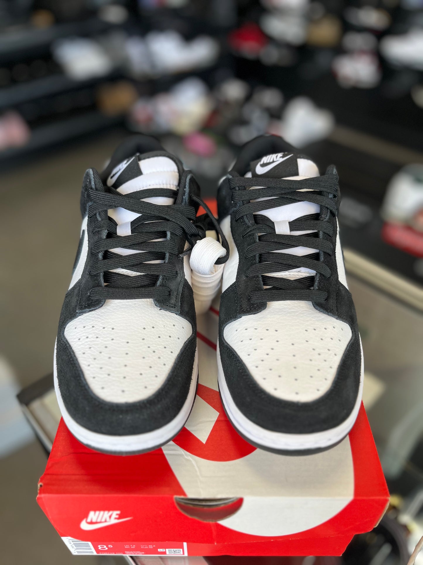 Nike Dunk “Black/White” Suede Size 8.5