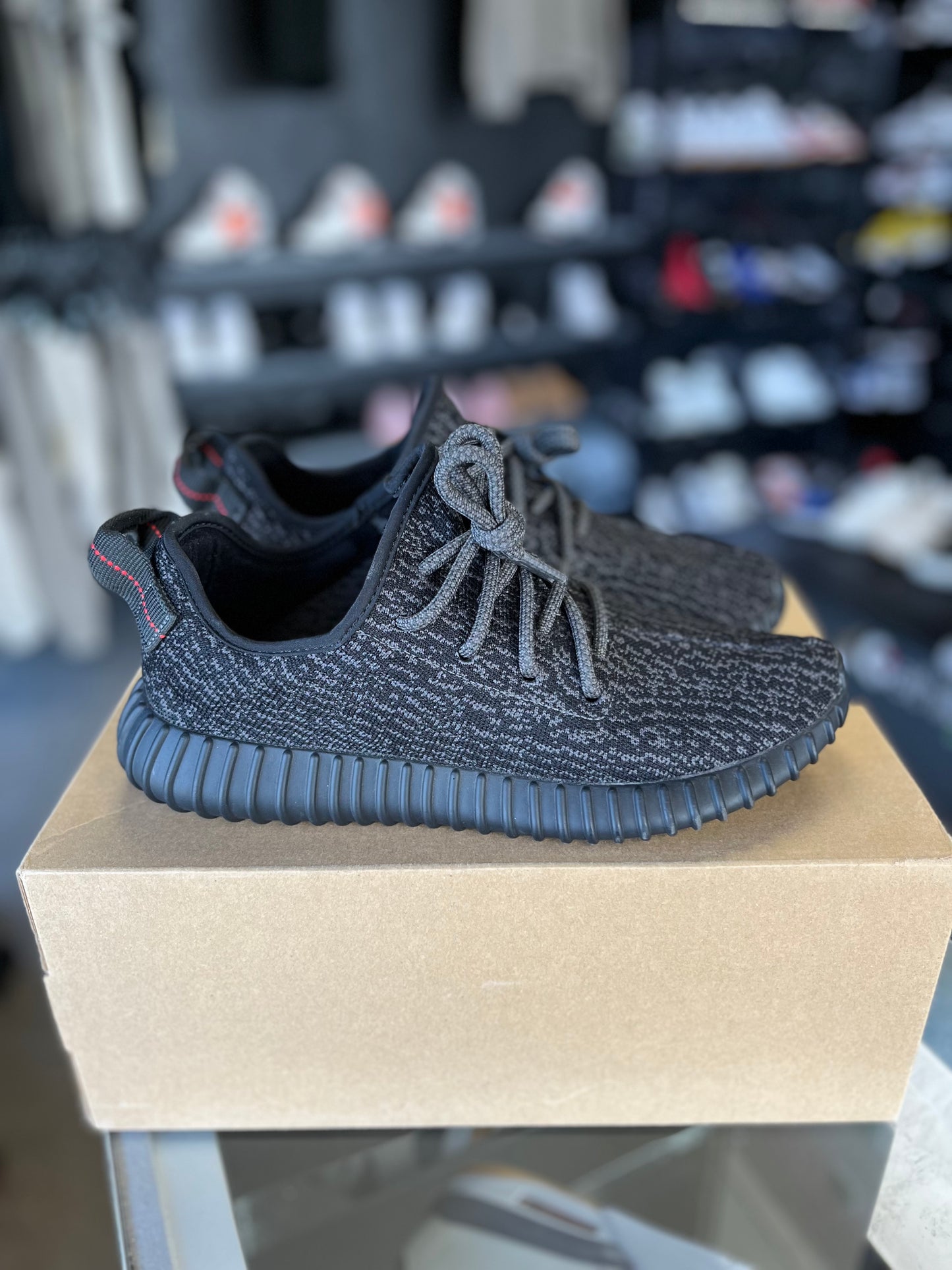 Yeezy 350 “Pirate Black” Size 9