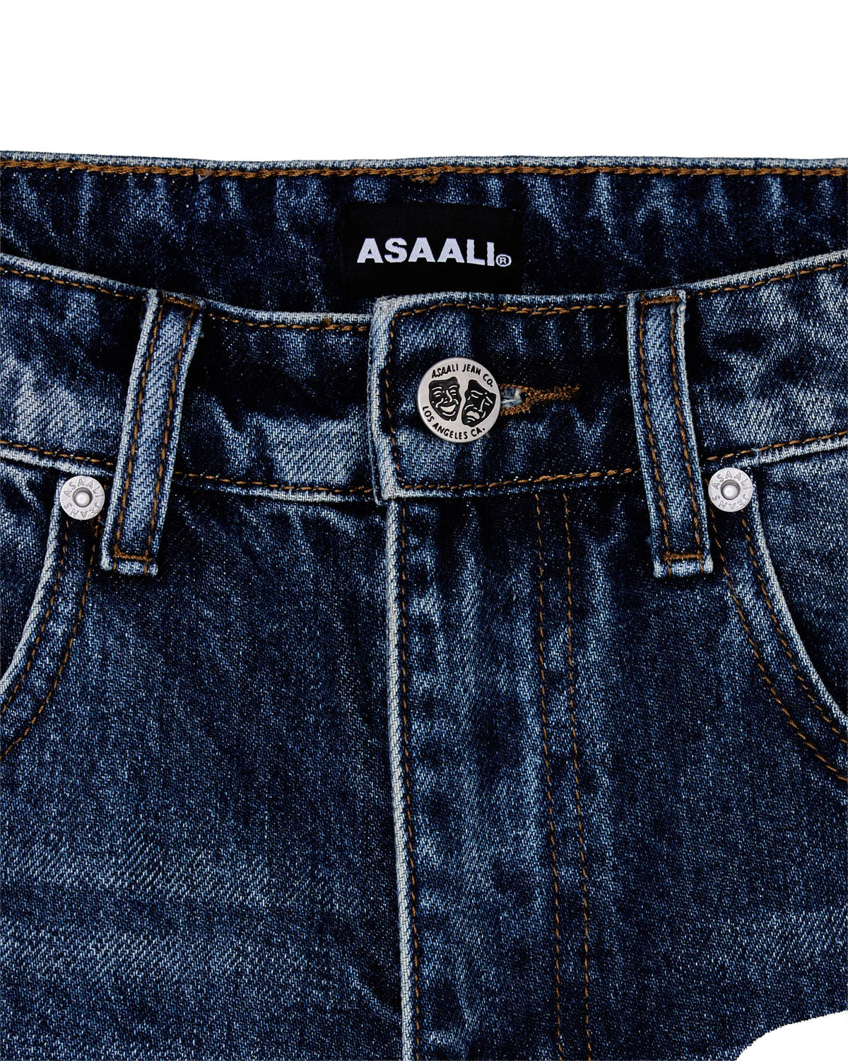 Asaali Blue Cartel Denim Shorts