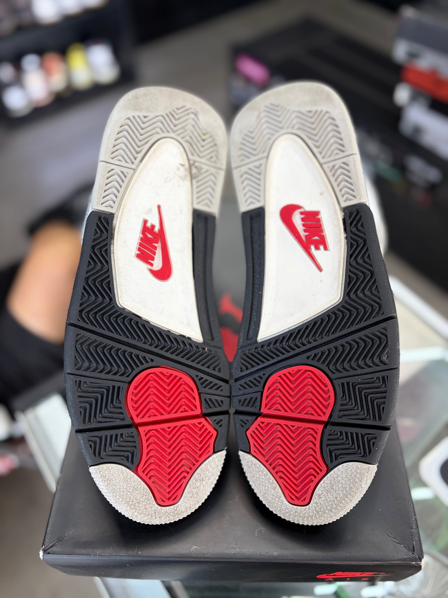 Jordan 4 “White Cement” Size 9