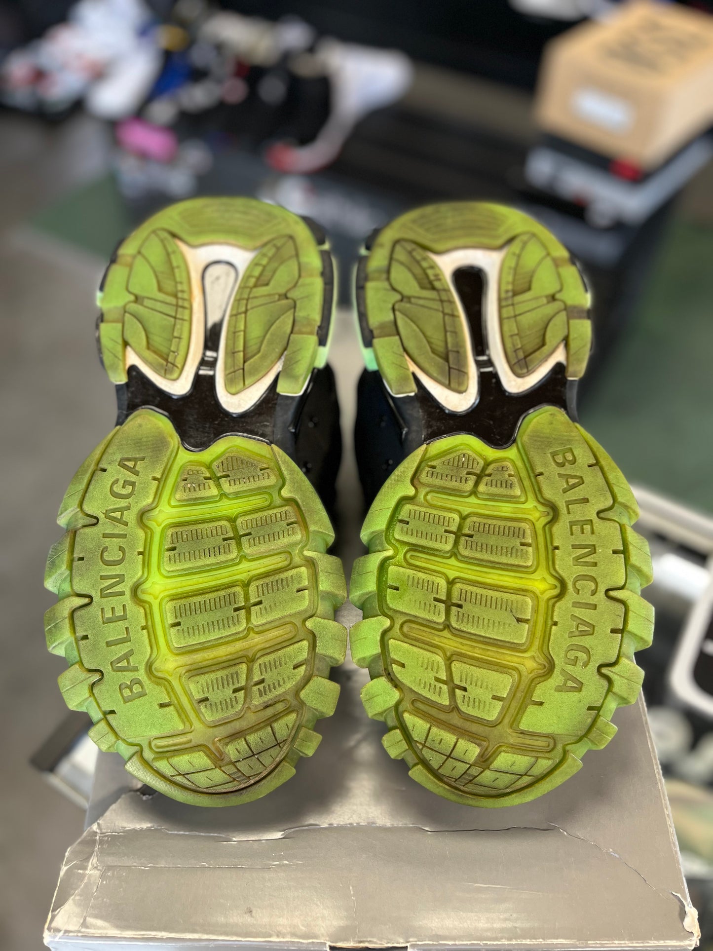 Balenciaga Track “Black/Glow In The Dark” Size 43EU