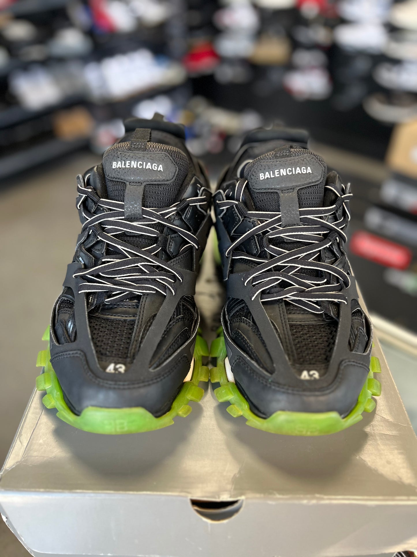 Balenciaga Track “Black/Glow In The Dark” Size 43EU