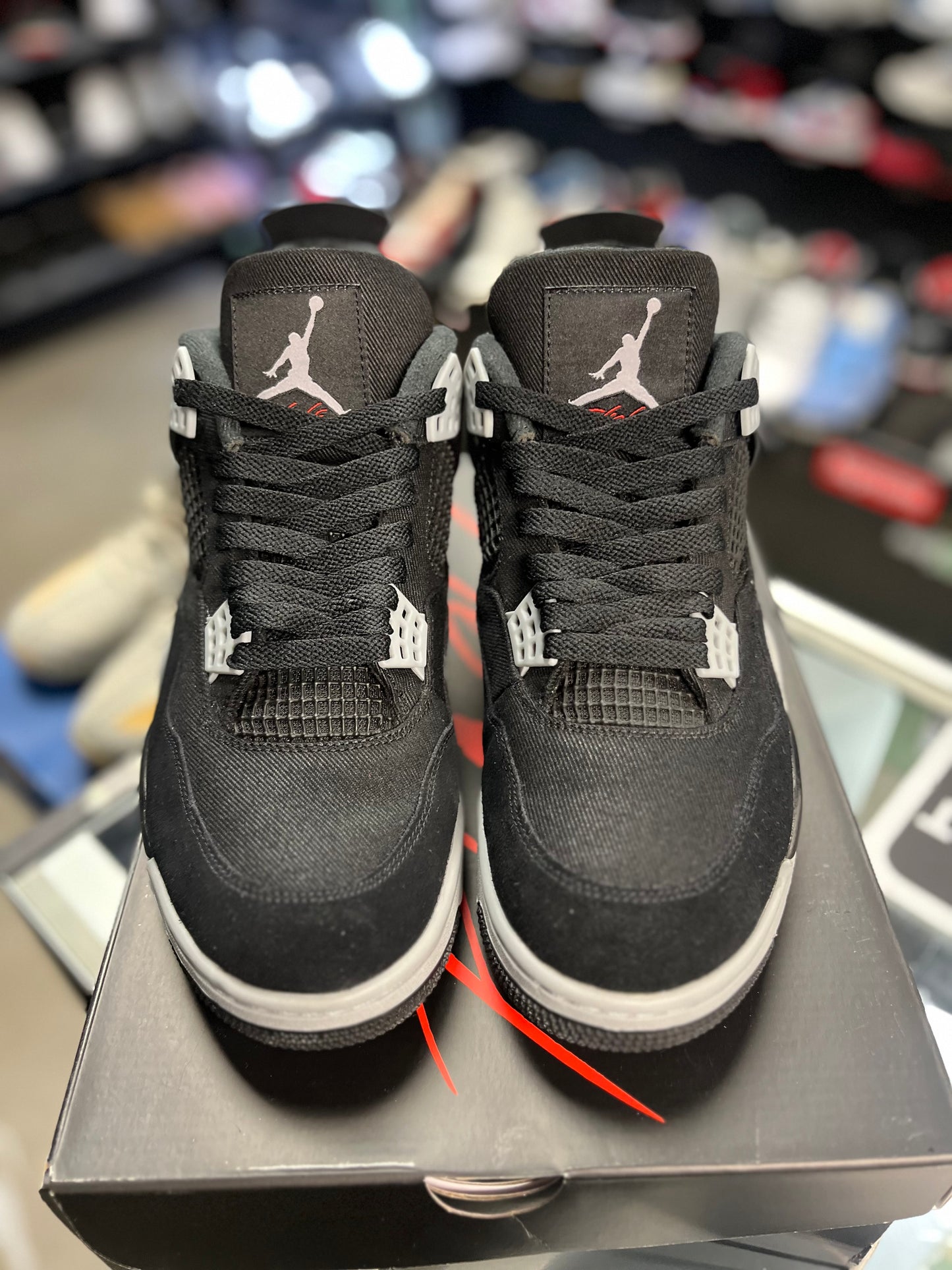 Jordan 4 “Black Canvas” Size 11