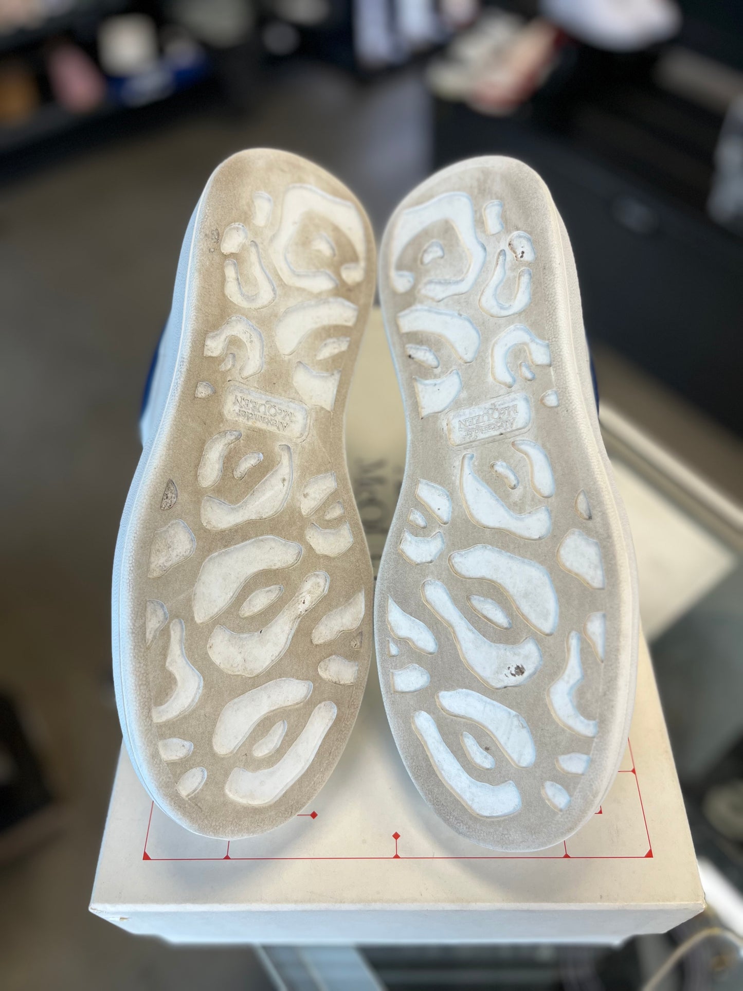 Alexander McQueen “White/Blue” Size 41EU