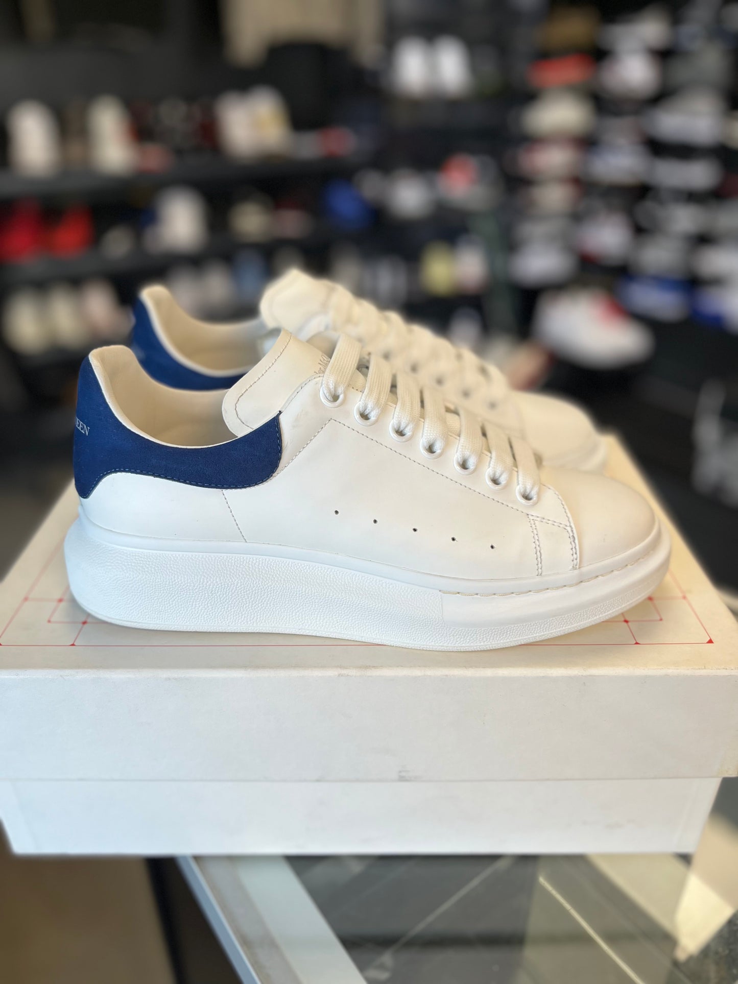 Alexander McQueen “White/Blue” Size 41EU