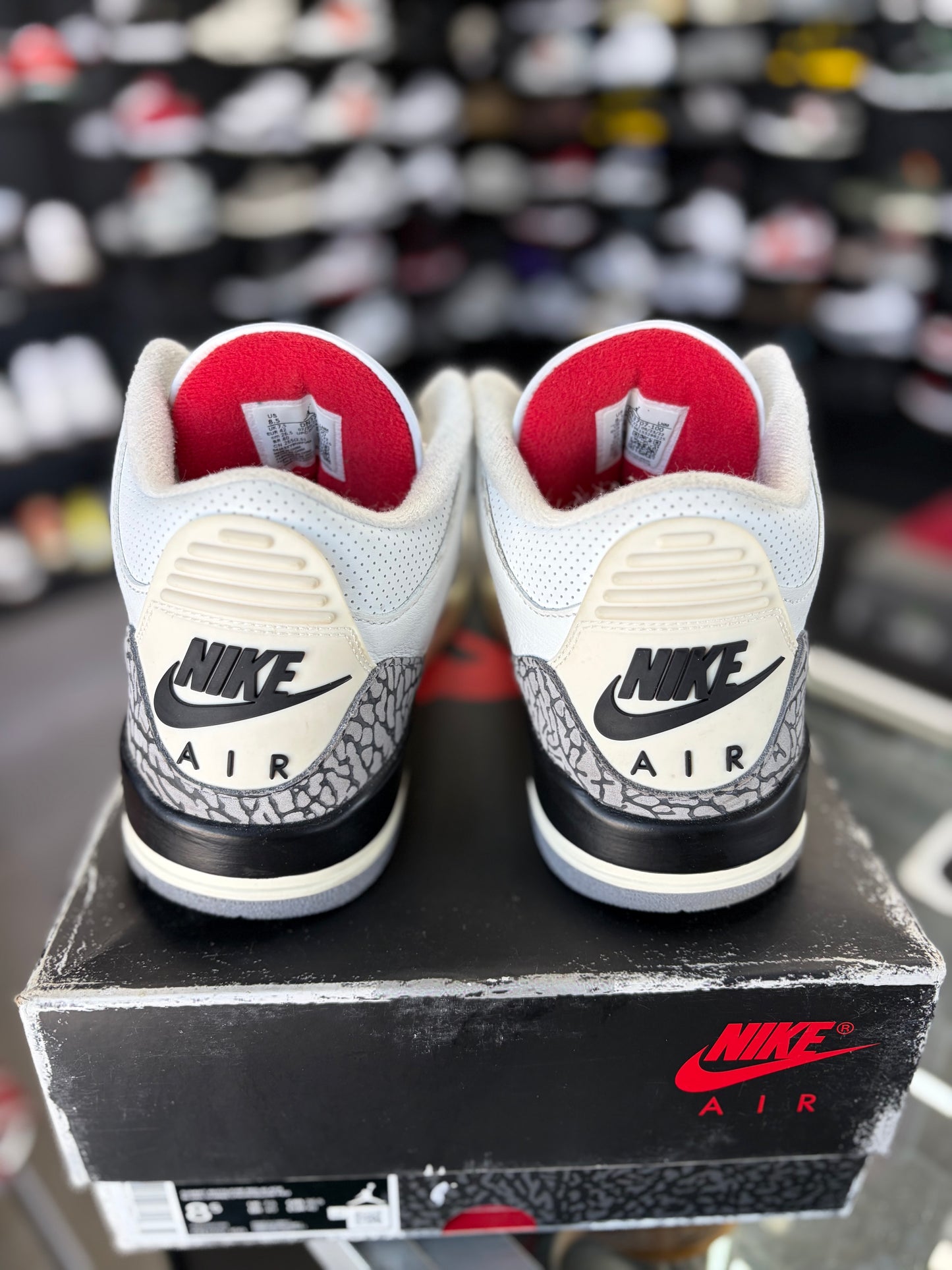 Jordan 3 “White Cement Reimagined” Size 8.5