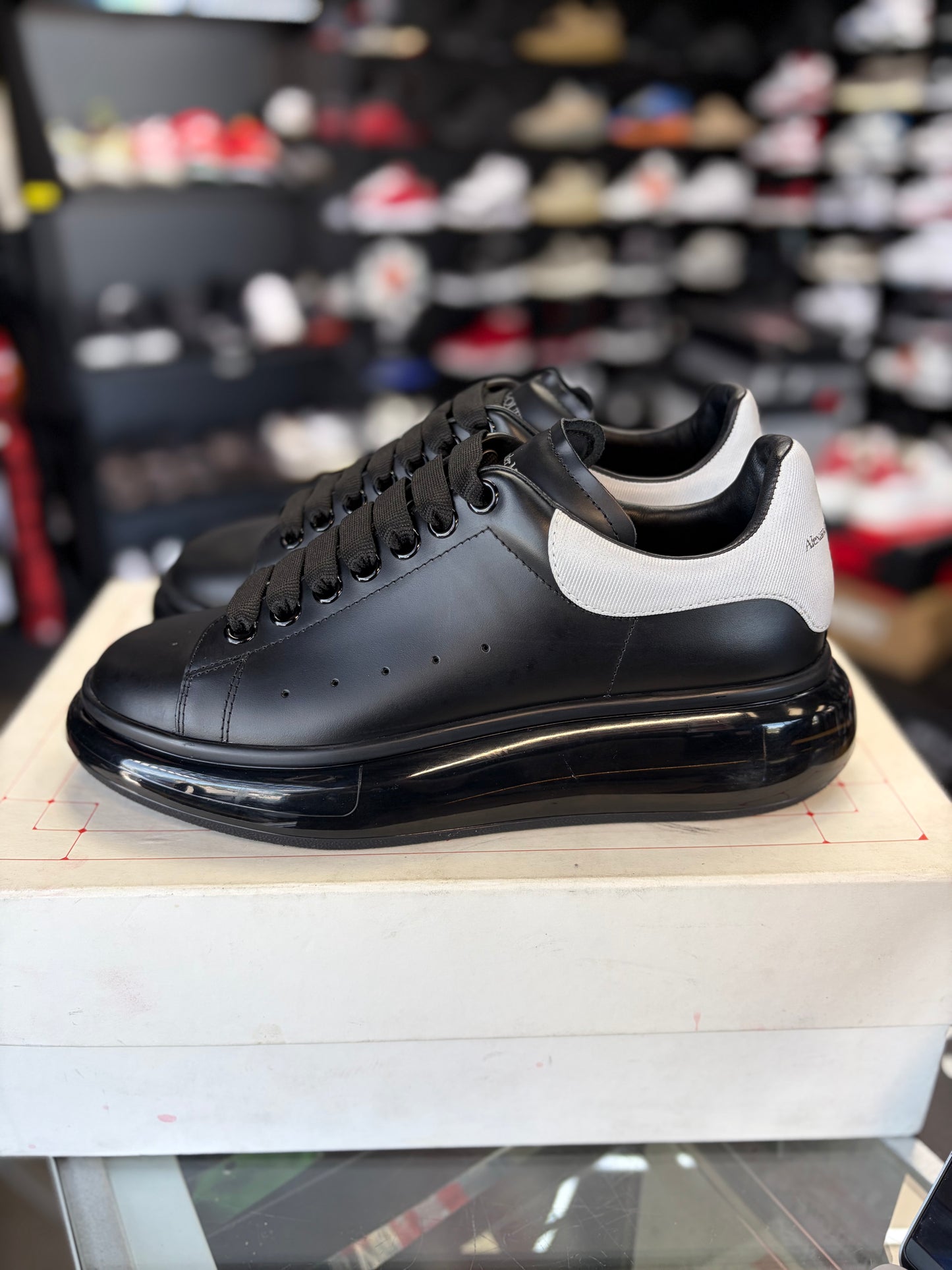 Alexander McQueen “Black/Silver/ Black Sole” Size 40EU