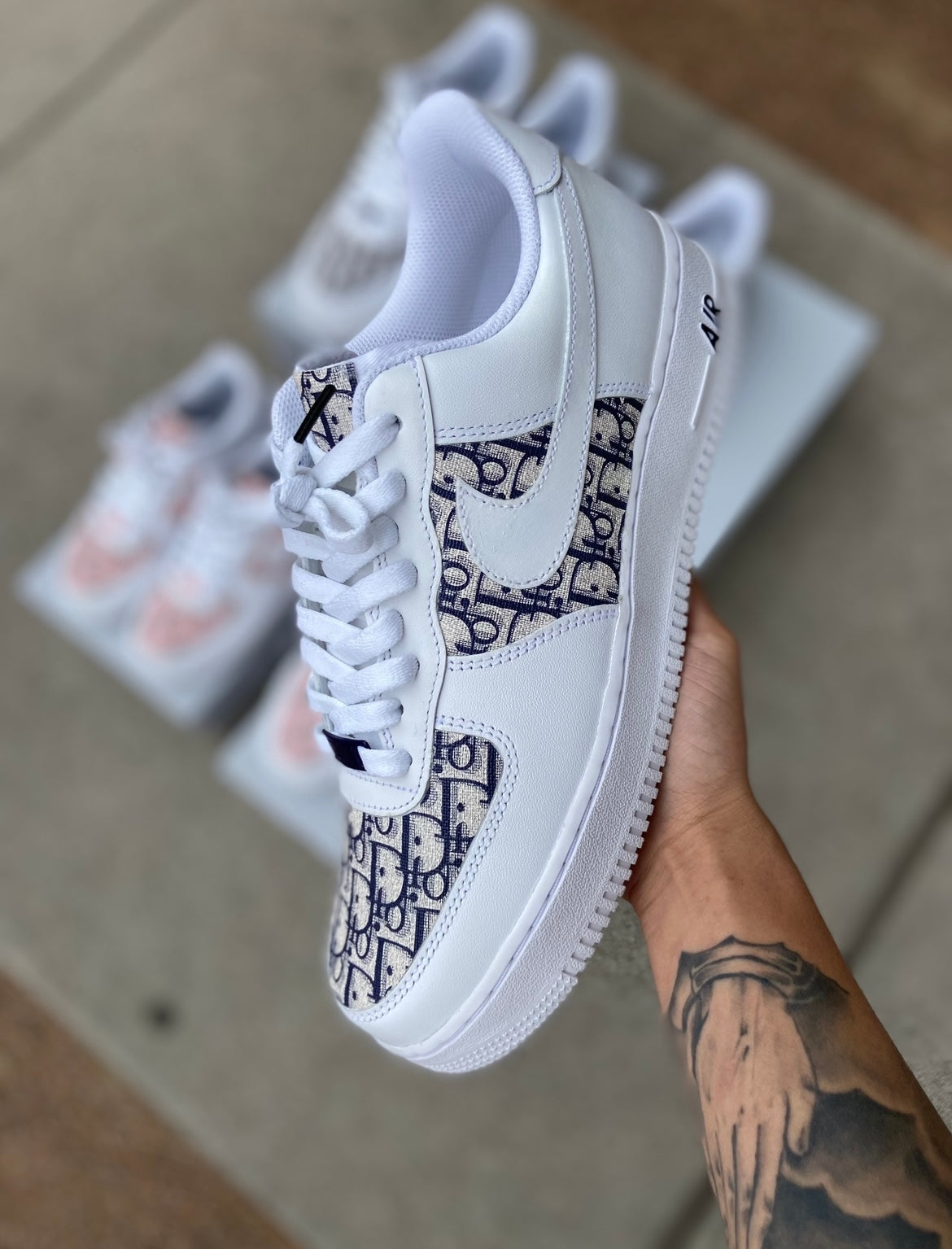 Custom Air Force 1 “Navy/Dior”