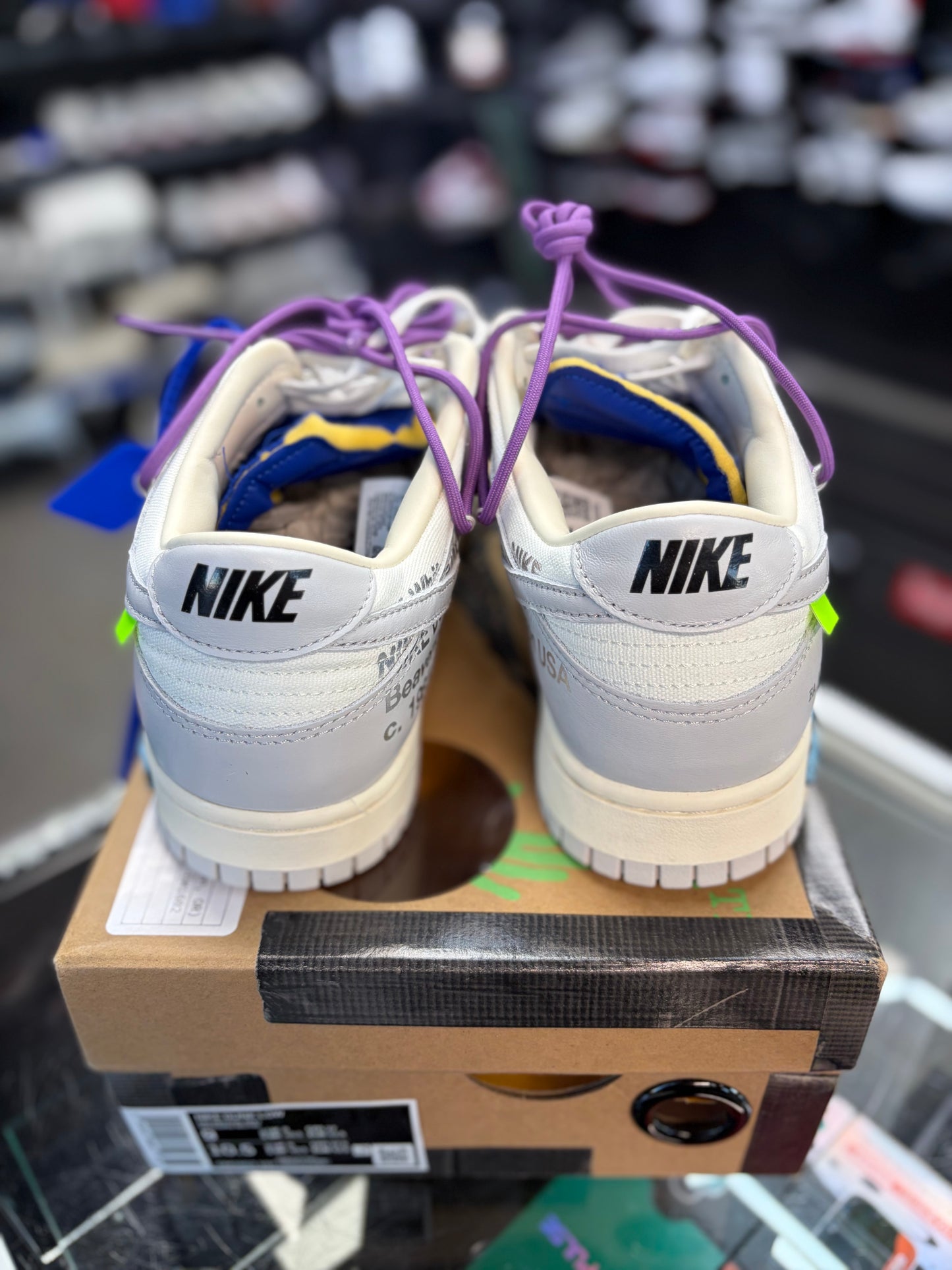 Nike Dunk Off White “Lot 48” Size 9