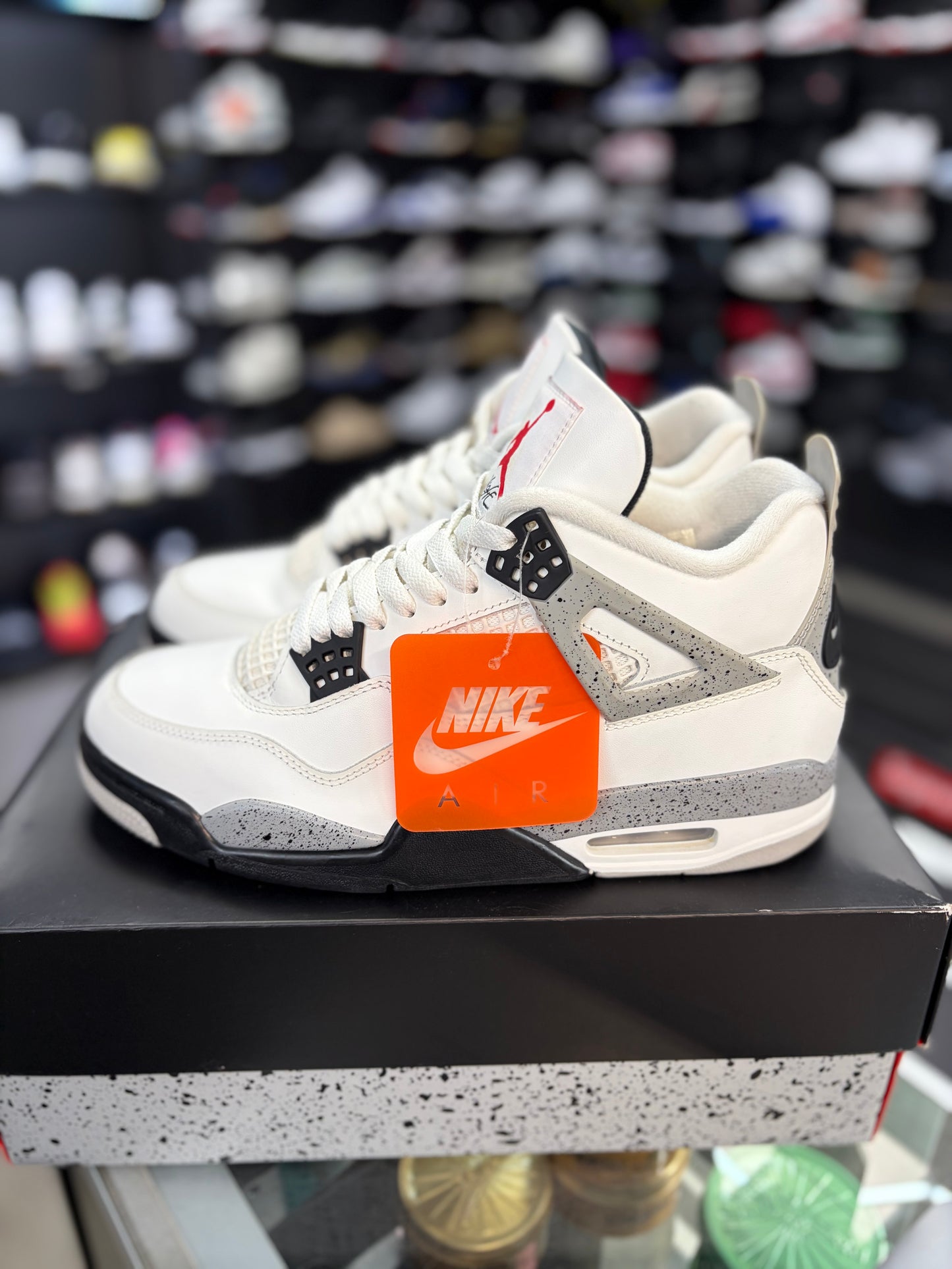 Jordan 4 “White Cement” Size 9