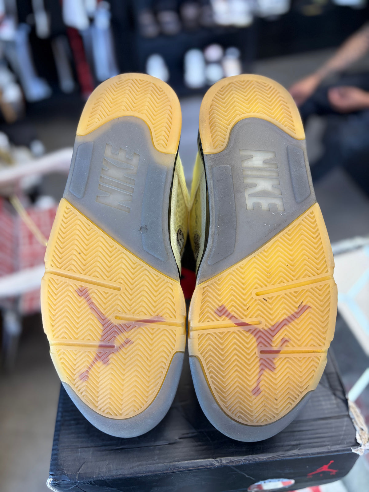 Jordan 5 x Off White “Sail” Size 13
