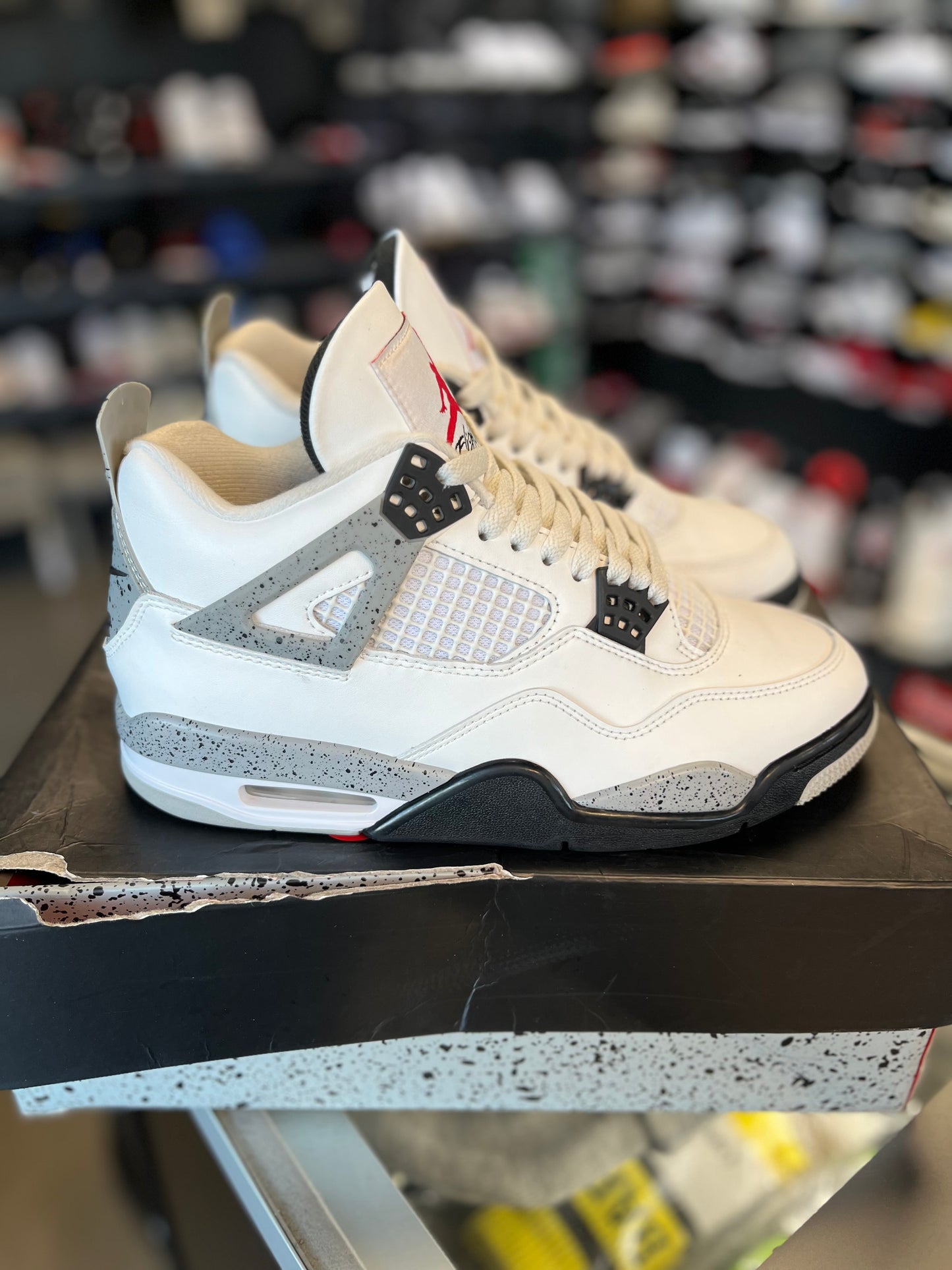 Jordan 4 “White Cement” Size 8