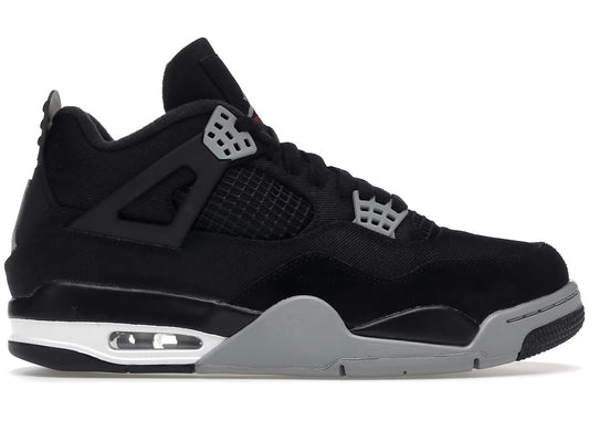 Jordan 4 “Black Canvas” Size 12