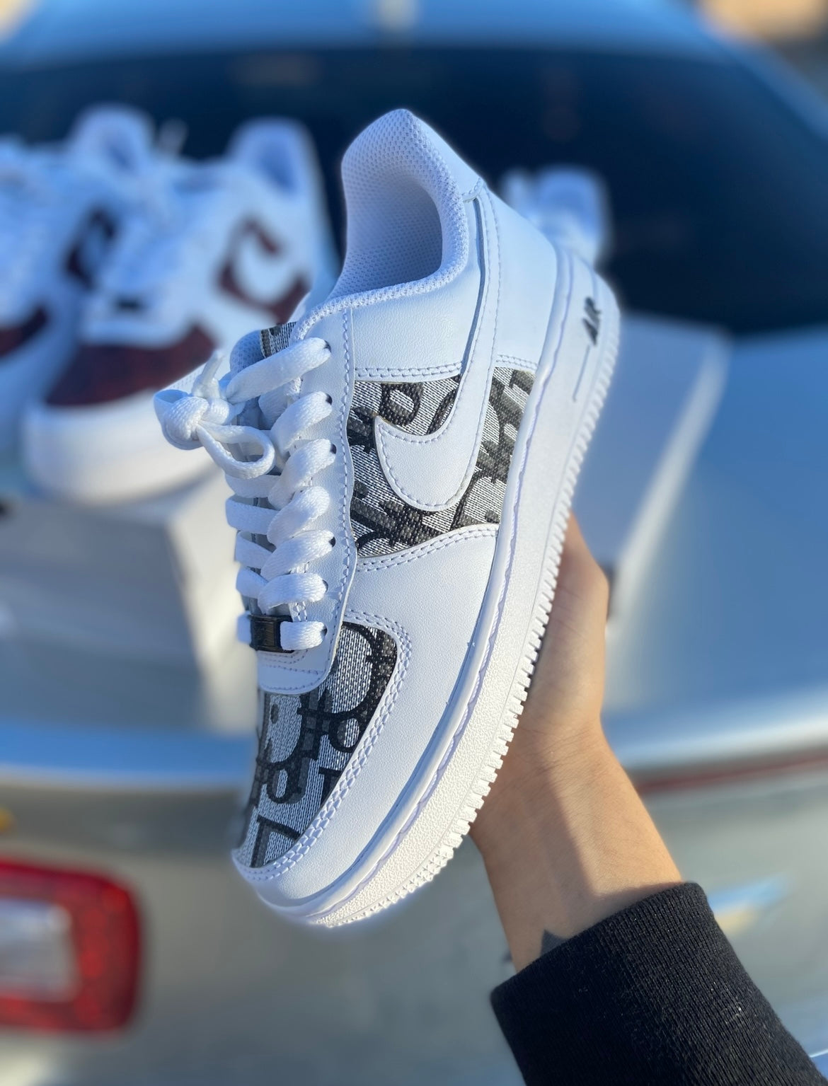 Custom Air Force 1 “Dior Grey”