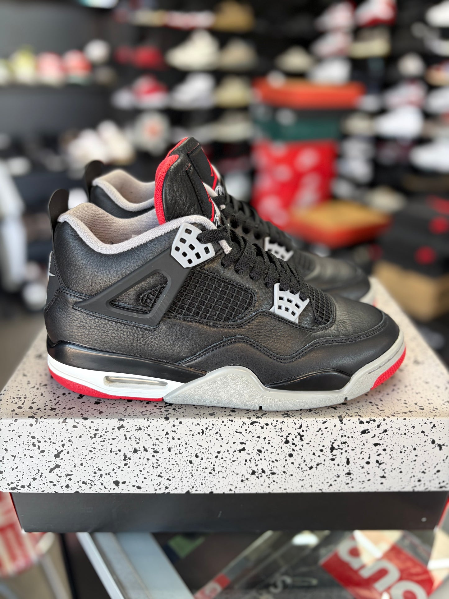 Jordan 4 “Bred Reimagined” Size 8.5