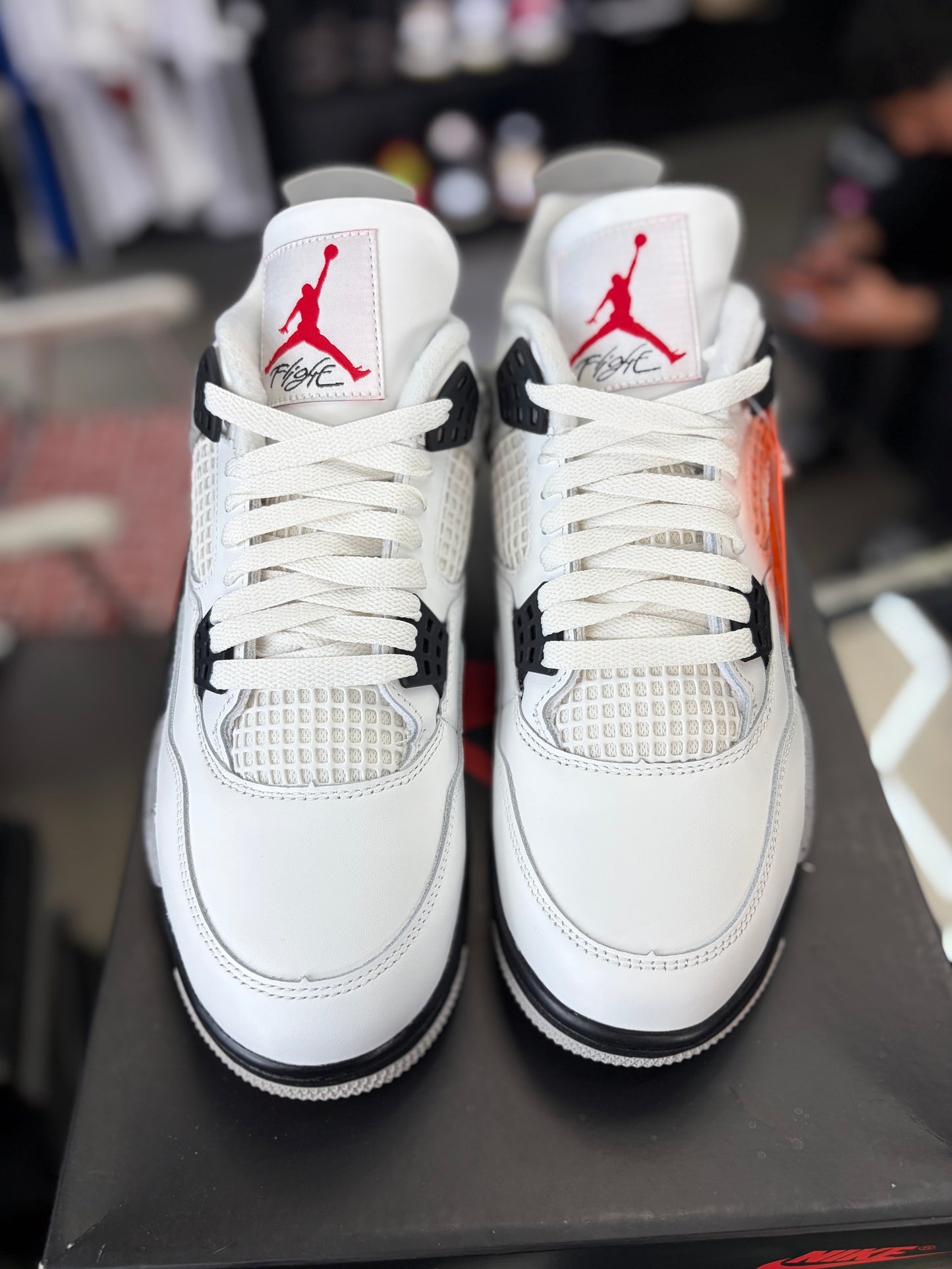 Jordan 4 “White Cement” Size 9.5