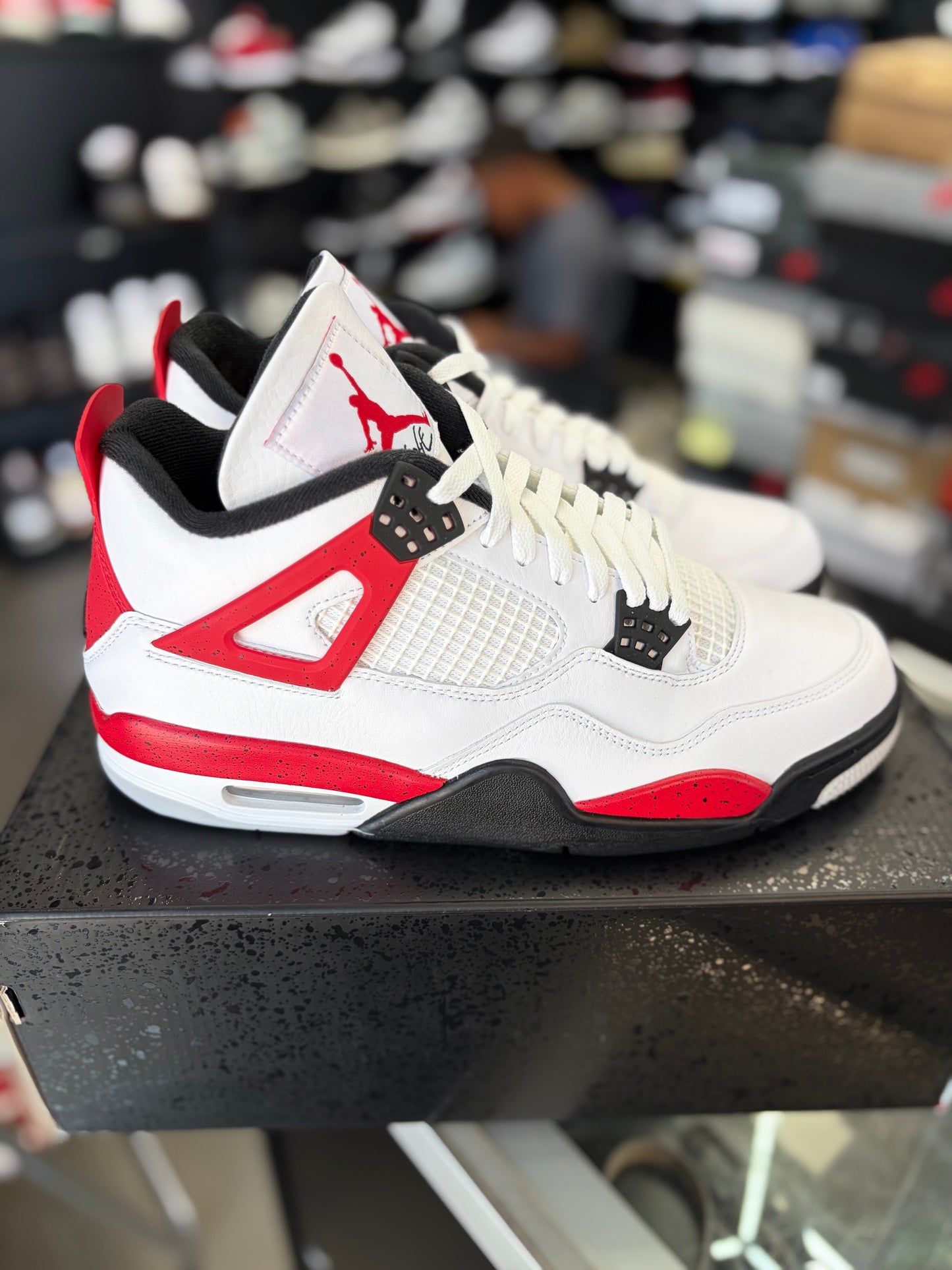 Jordan 4 “Red Cement” Size 10.5