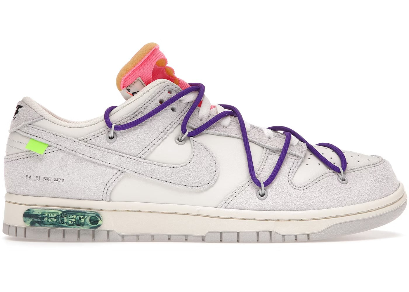 Nike Off White Dunk “Lot 15” Size 8