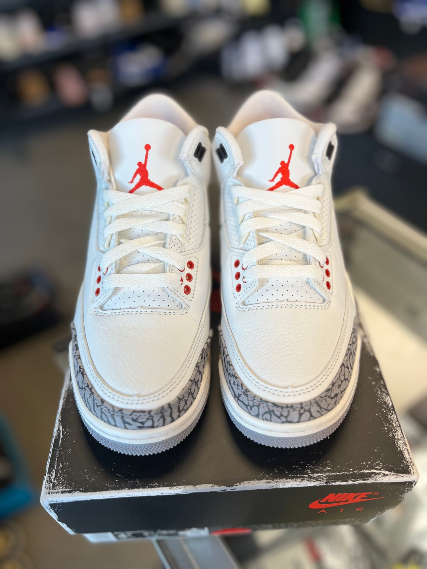 Jordan 3 “White Cement” (Gs) Size 4.5y / 6w