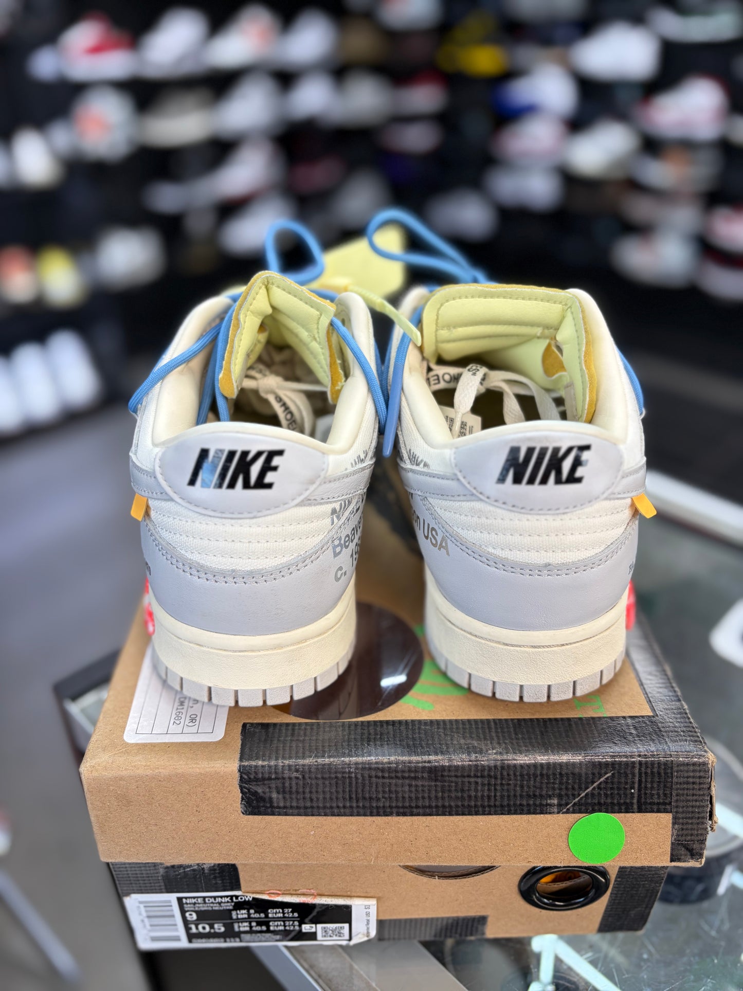 Nike Dunk Off White “Lot 05” Size 9