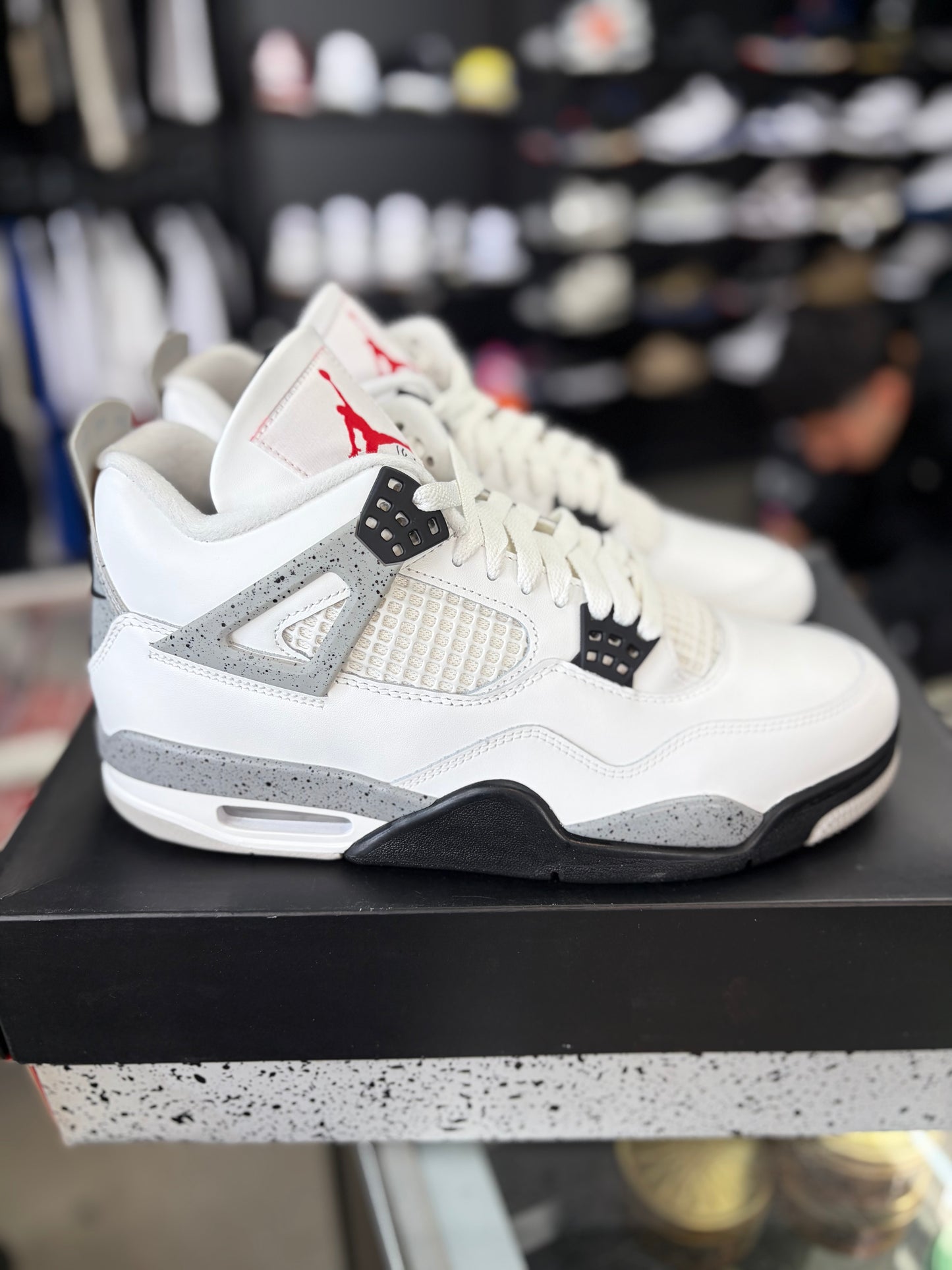 Jordan 4 “White Cement” Size 9.5