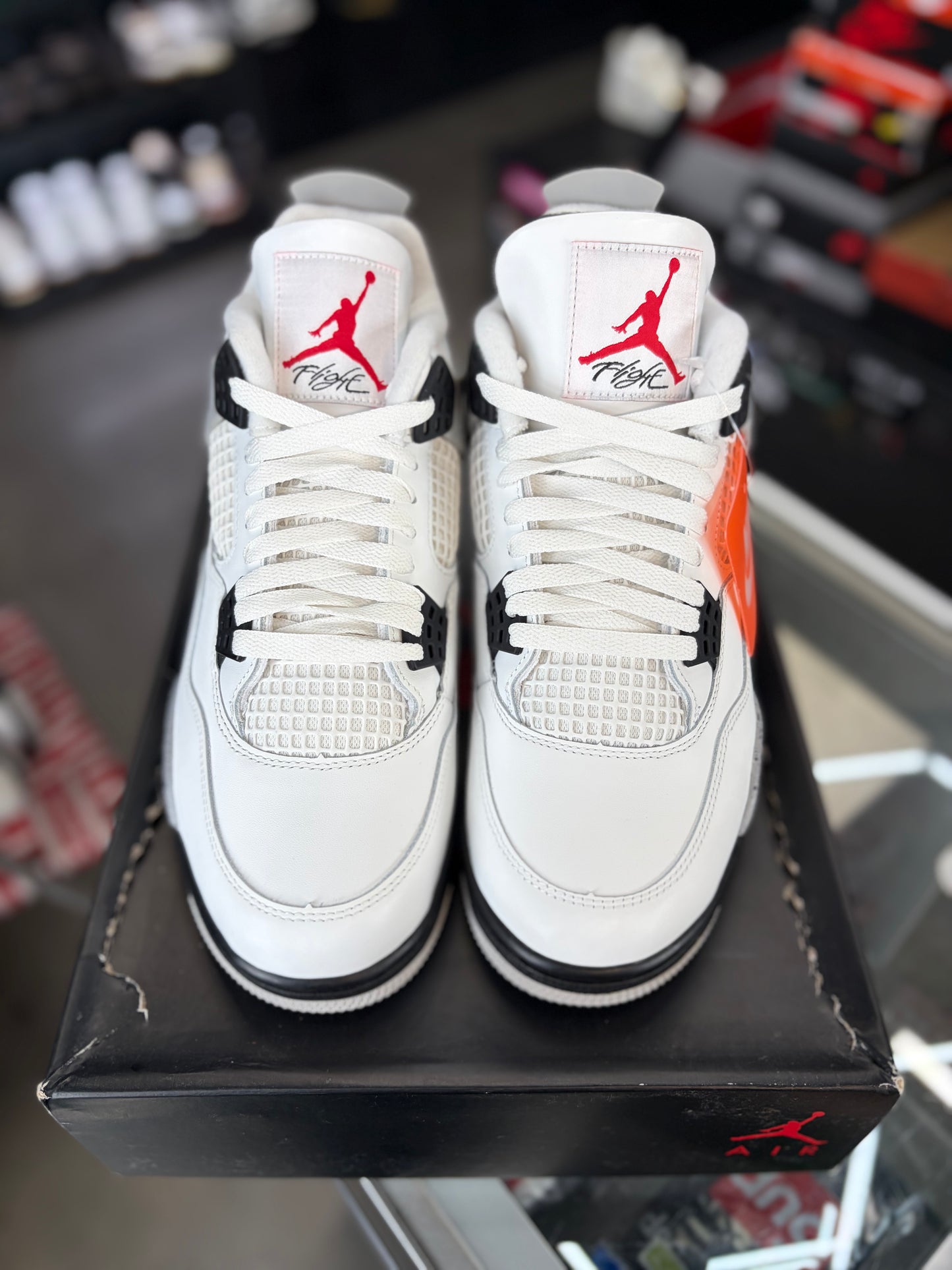 Jordan 4 “White Cement” Size 10