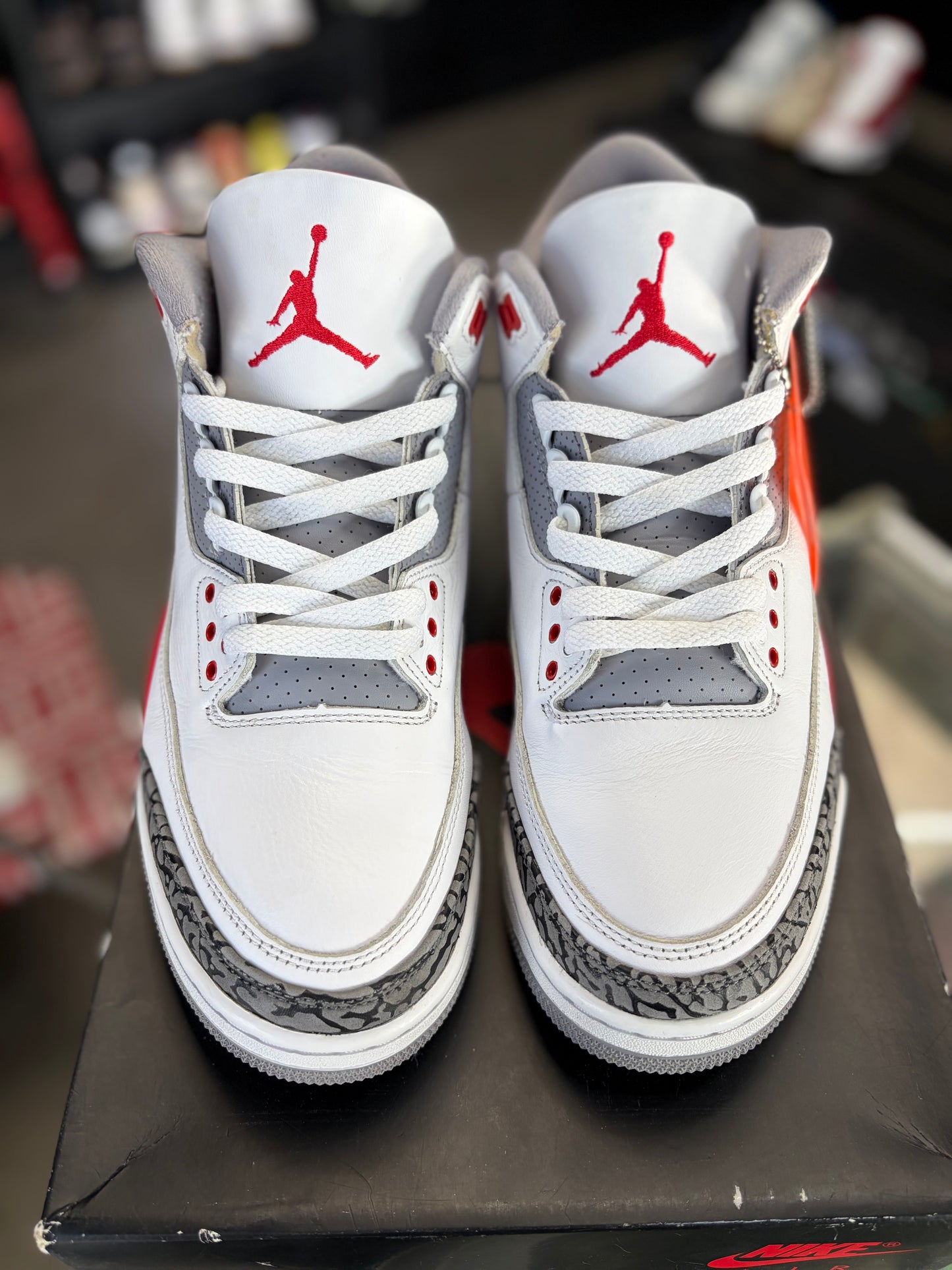 Jordan 3 “Fire Red” Size 9.5