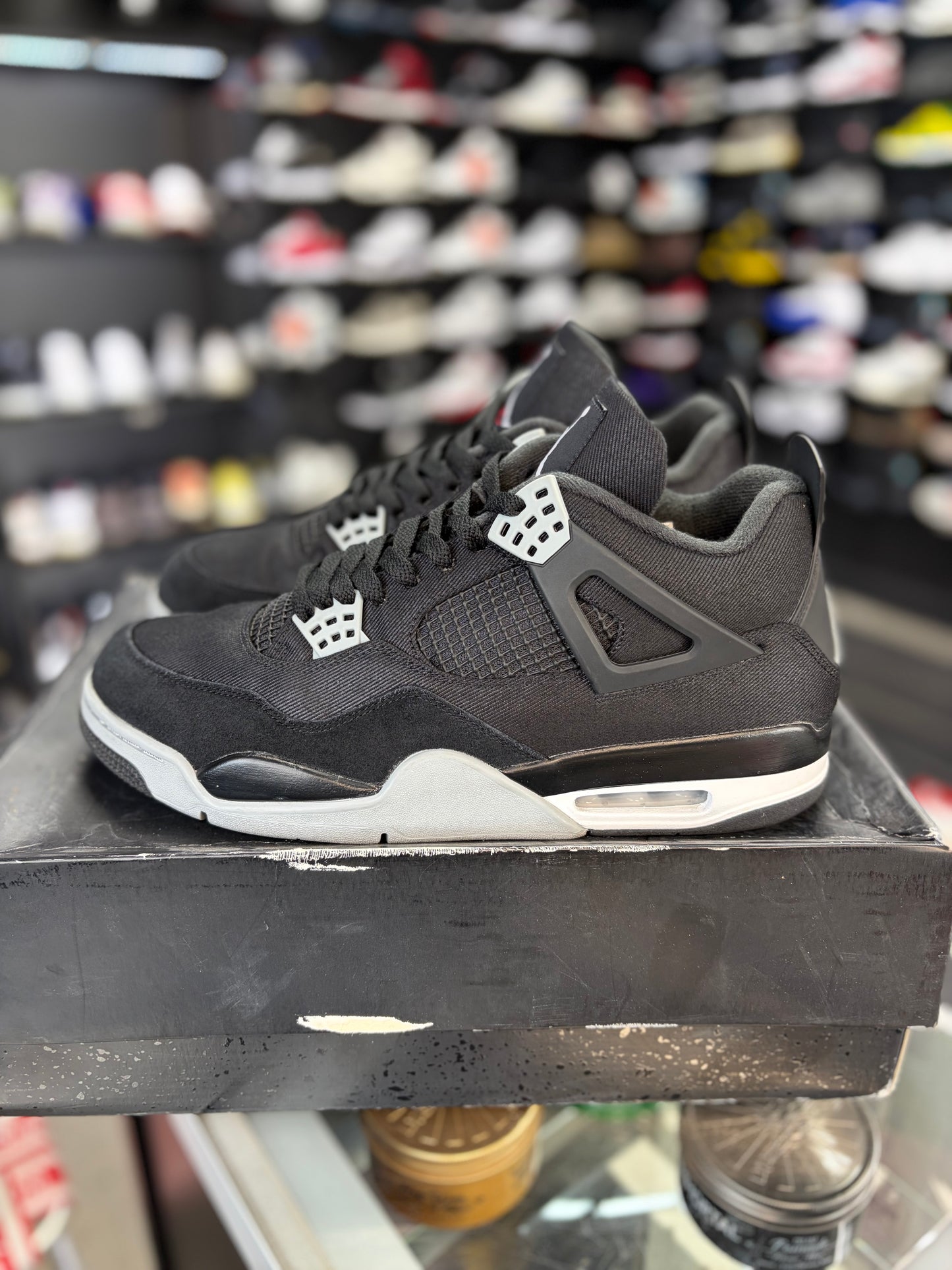 Jordan 4 “Black Canvas” Size 12