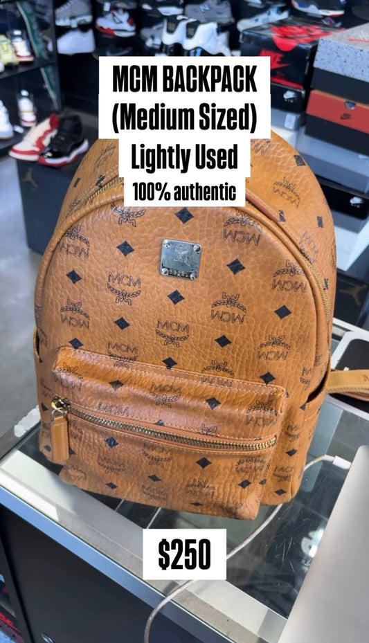 MCM BACKPACK (Medium Sized) Used