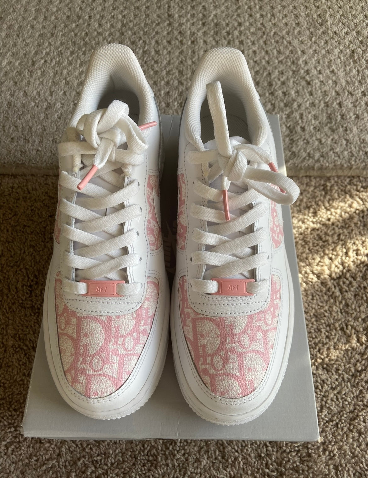 Custom Air Force 1 “Pink Dior”