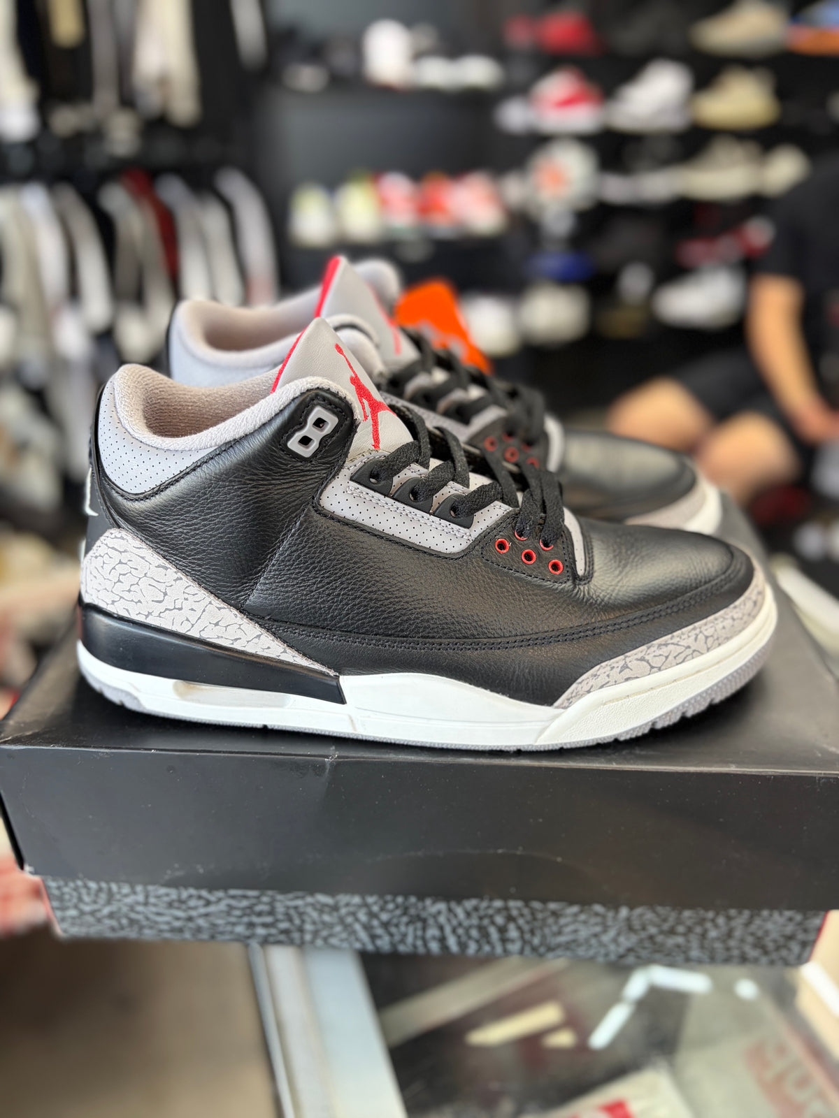 Jordan 3 “Black Cement” Size 10