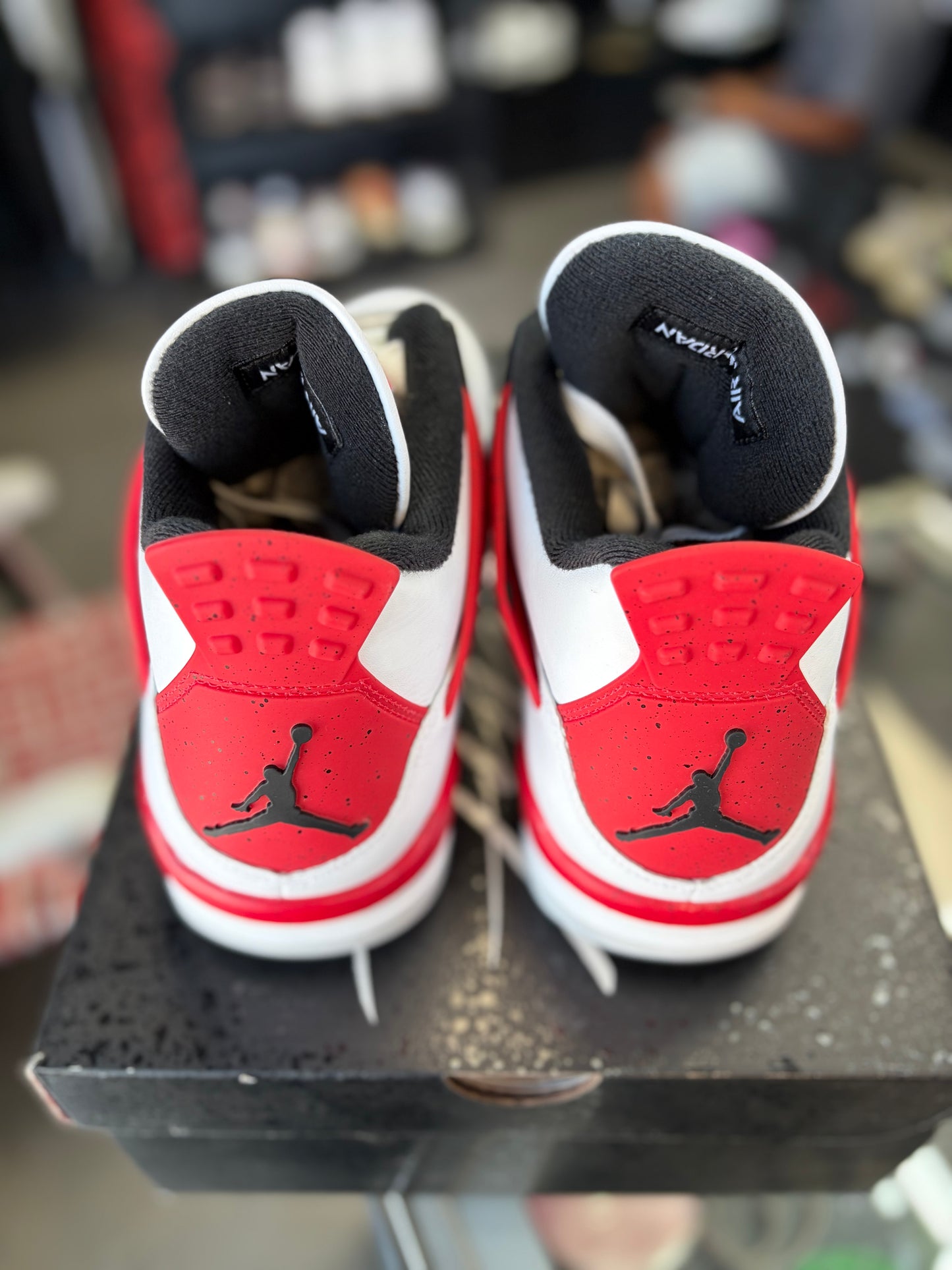 Jordan 4 “Red Cement” Size 10